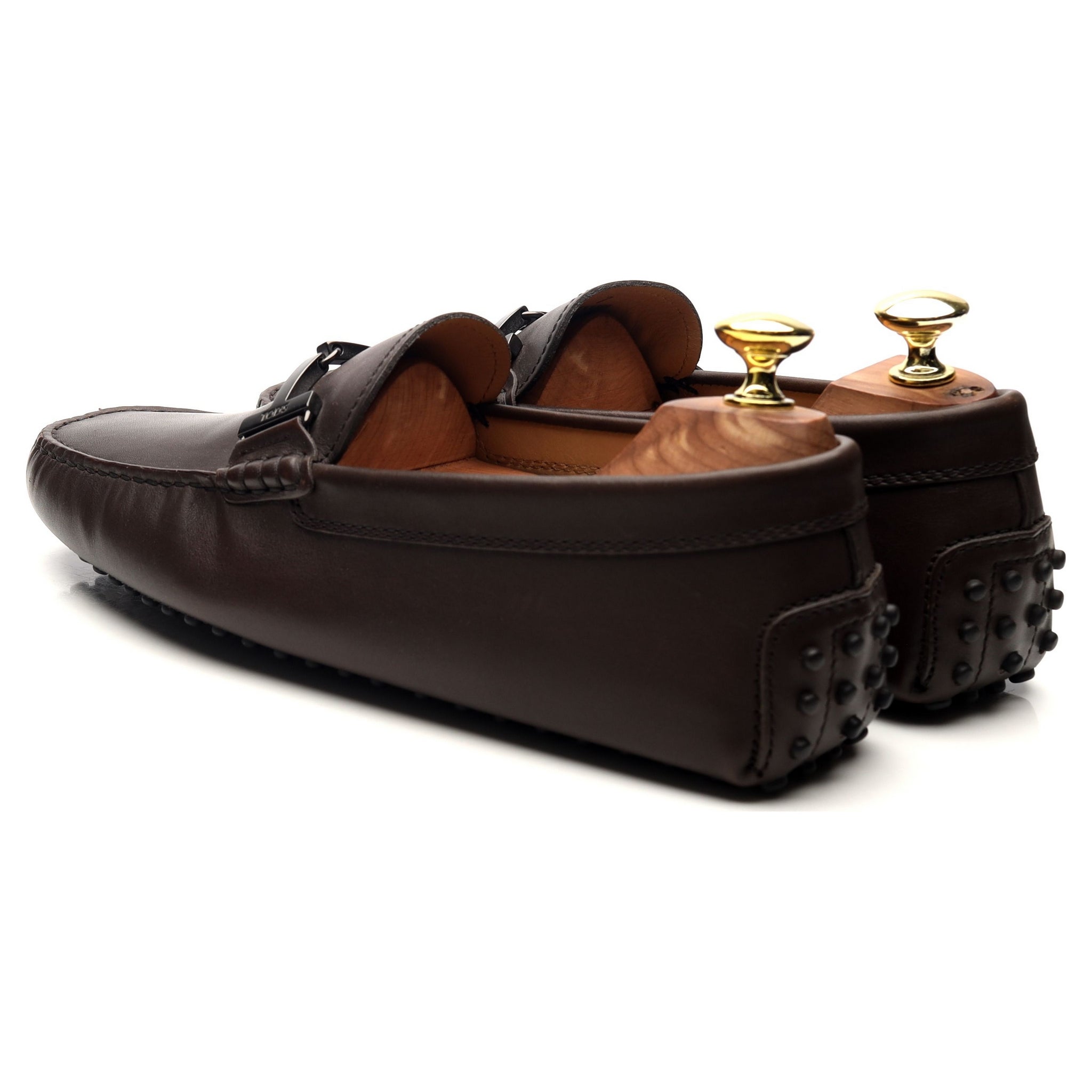 Tod's Gommino Mocassin cuir marron foncé 7