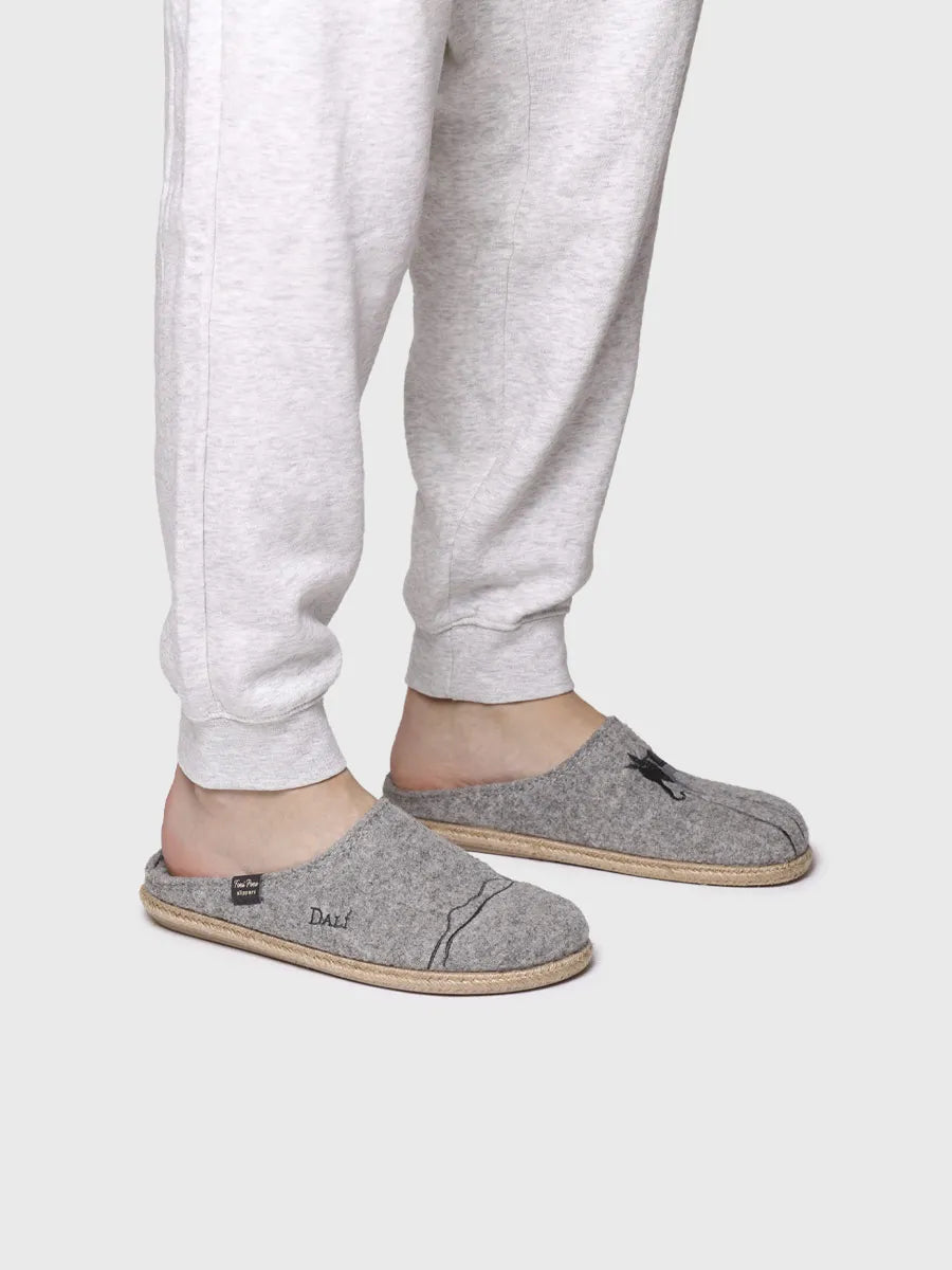 Toni Pons Fortalesa mules homme feutre gris Dali