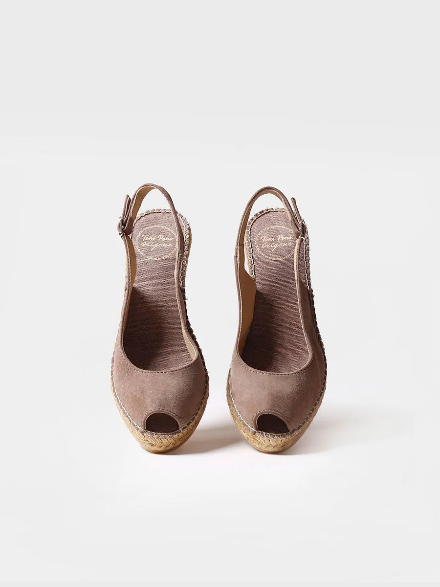 Toni Pons Calpe espadrille compensée toile talon 5 cm