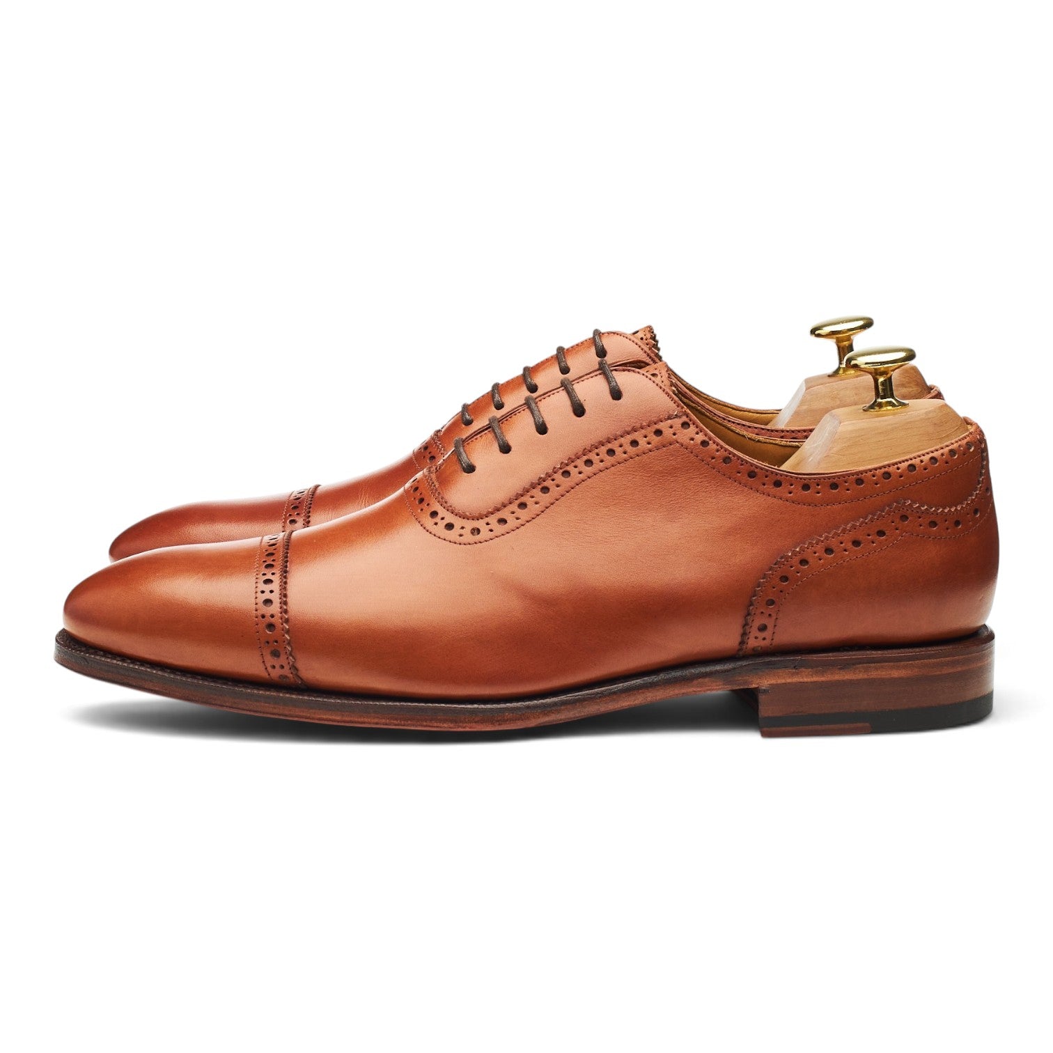 Meermin 101565 richelieu cuir marron clair 8