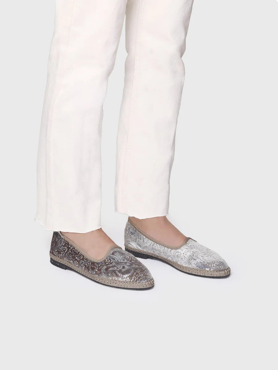 Toni Pons Catia ballerine Mary Jane jacquard Beige