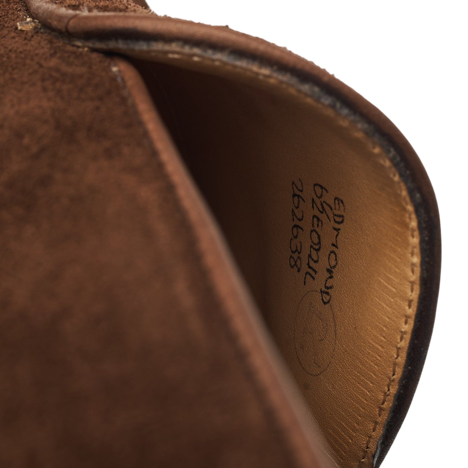 John Lobb Edmond mocassins daim marron 6,5