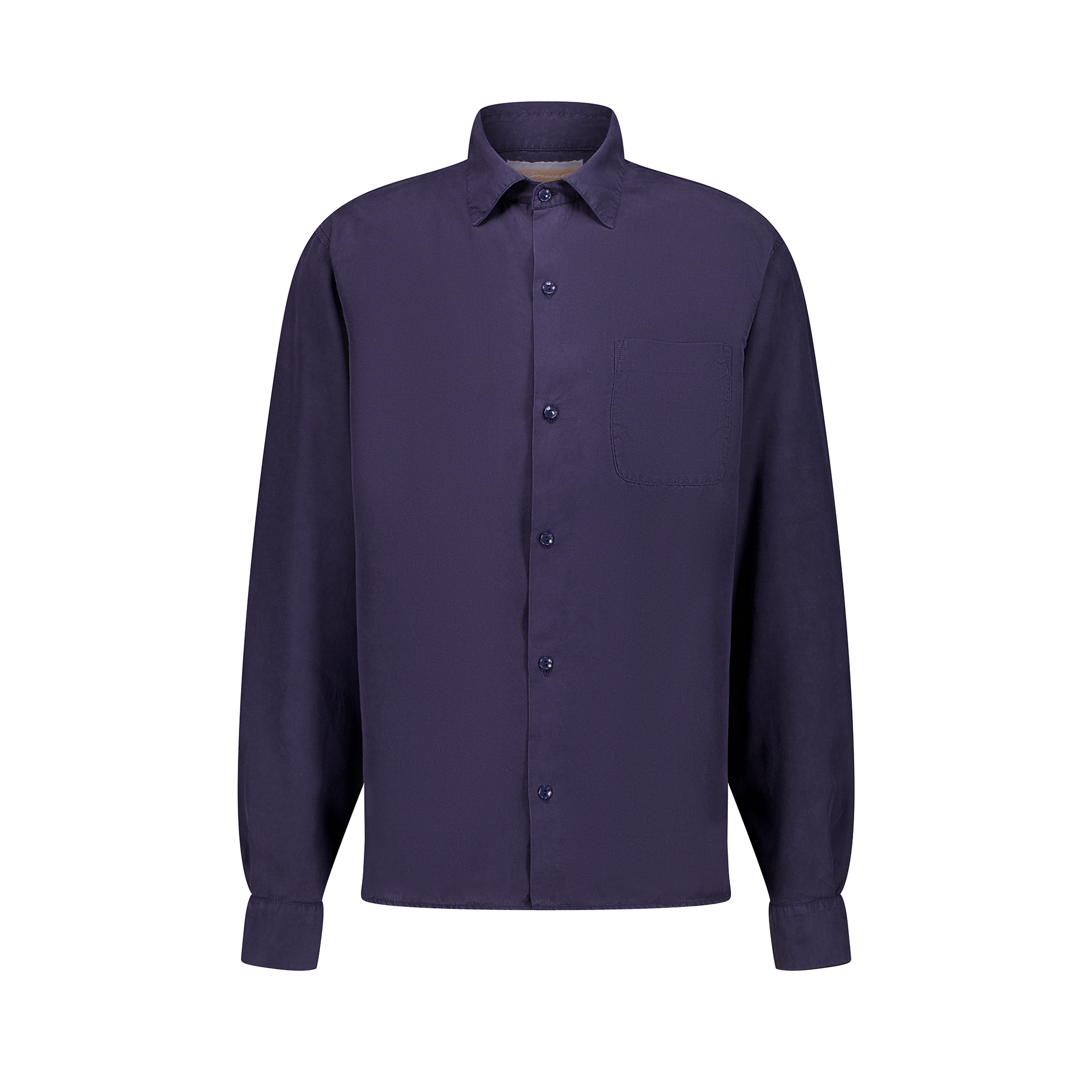 Rivieras Cruz chemise marine manches longues Tencel