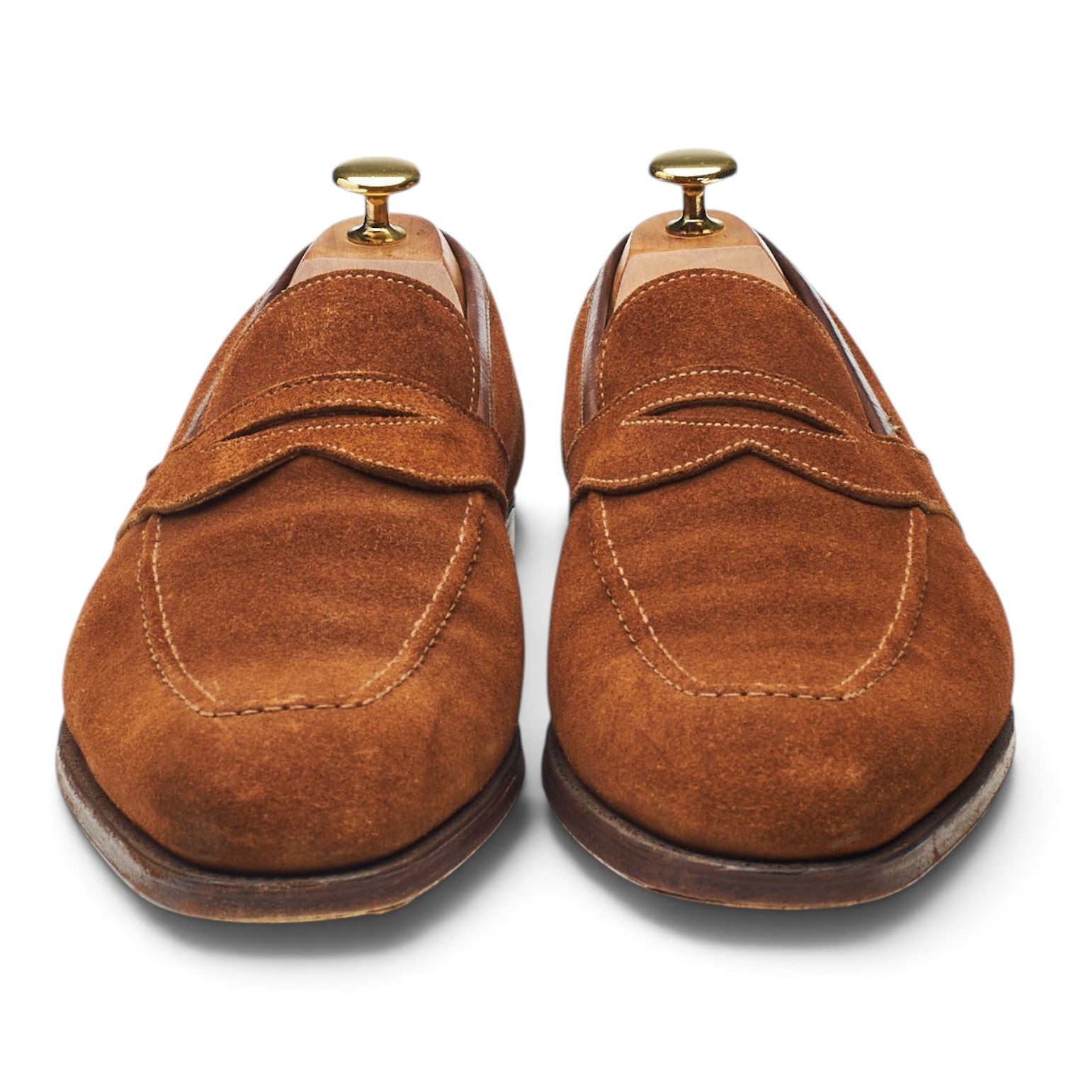 Foster & Son Aston mocassin suède marron 8,5
