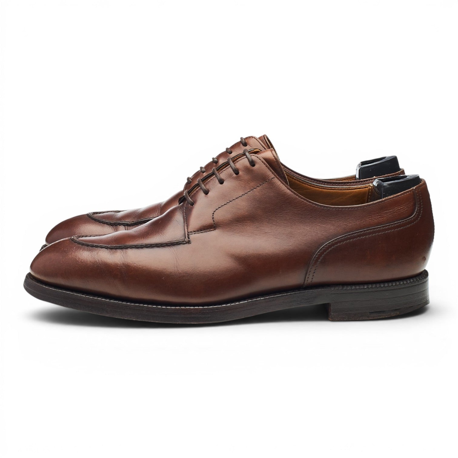 George Cleverley Split Toe Derby cuir marron 7.5 UK