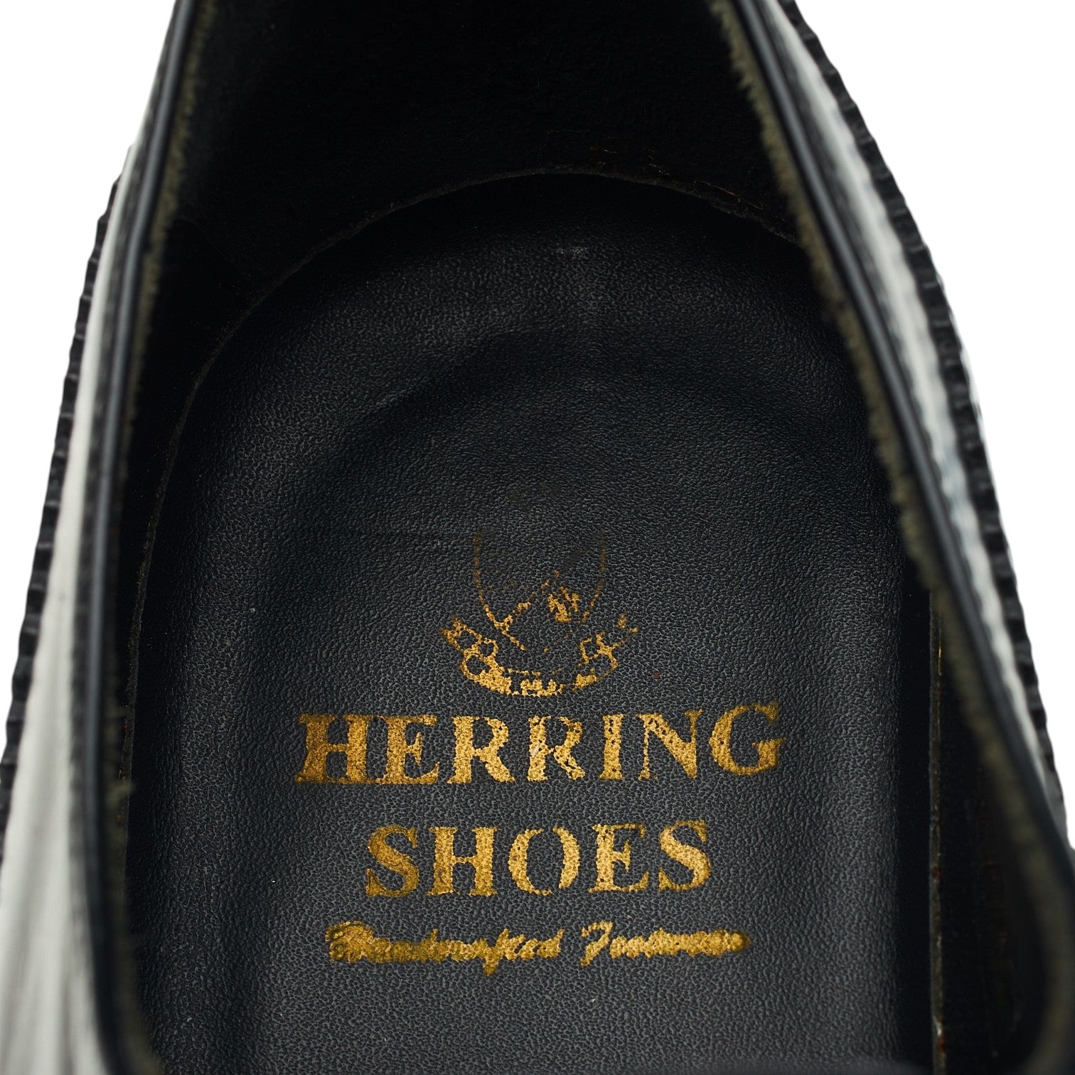 Herring Edinburgh derbies cuir noir pointure UK 7,5