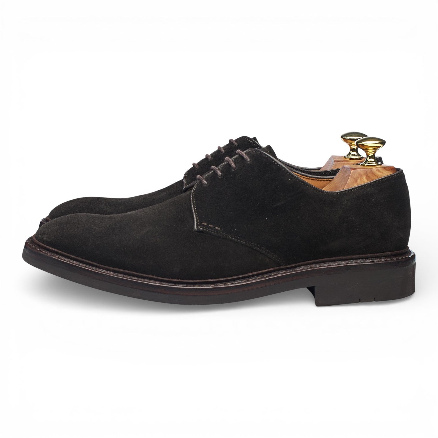 Heschung Fustet derbies homme suède marron UK 6.5