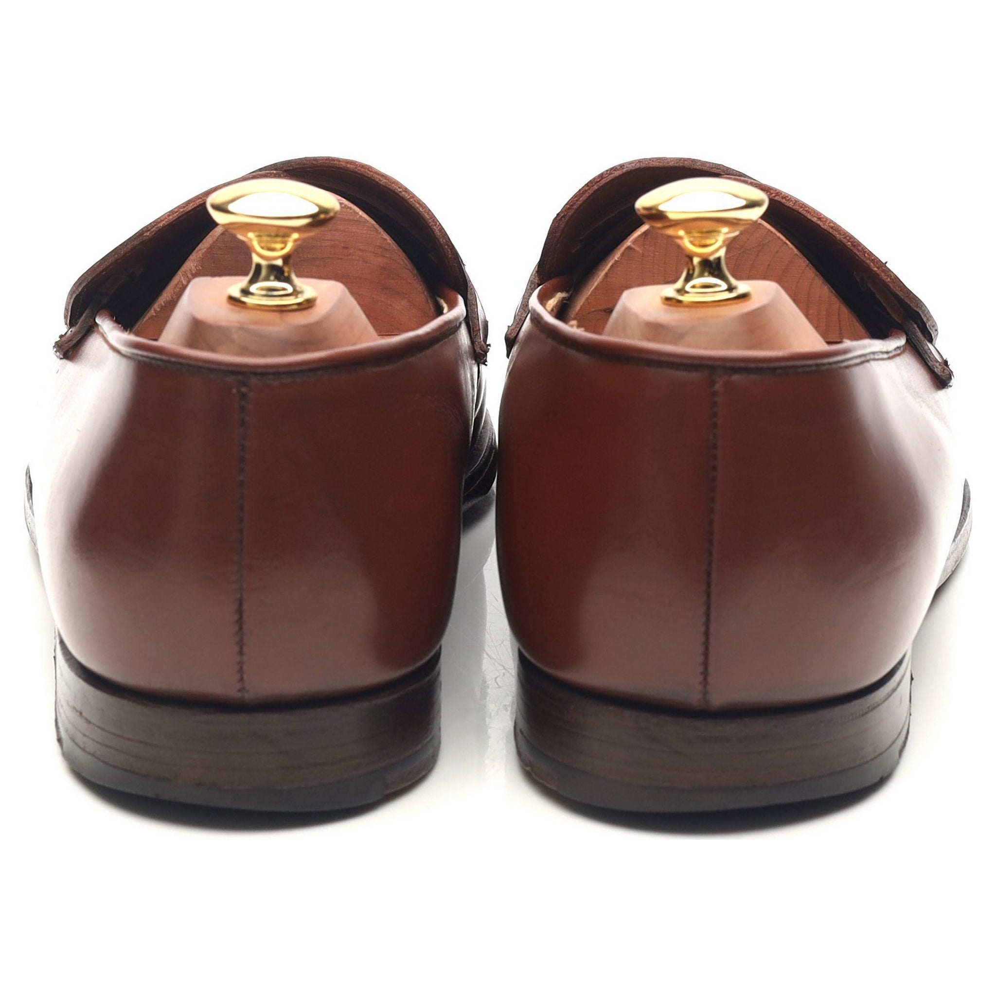 New & Lingwood Butterfly mocassins cuir marron pointure 9,5