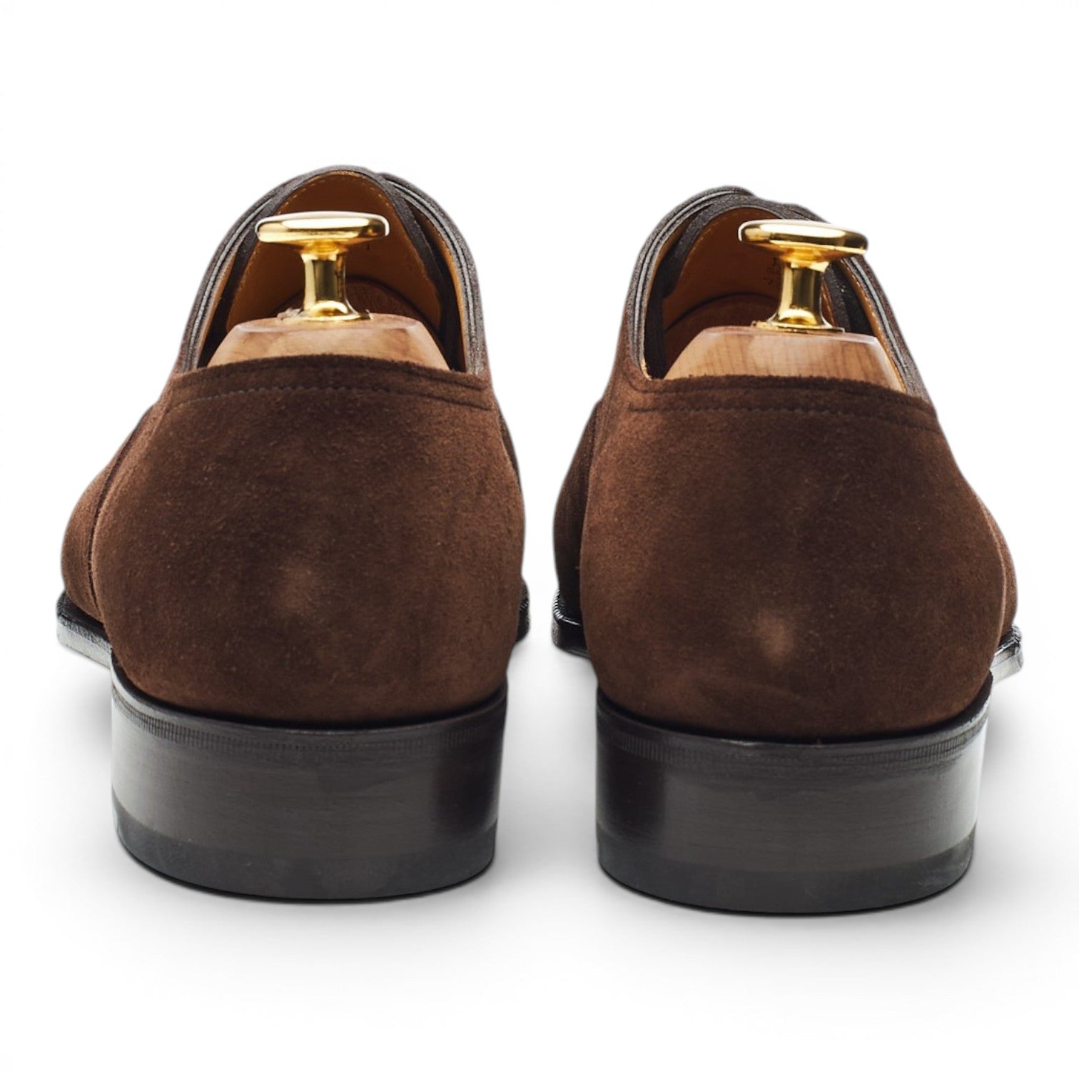 John Lobb Philip II richelieu suède marron foncé UK 5.5