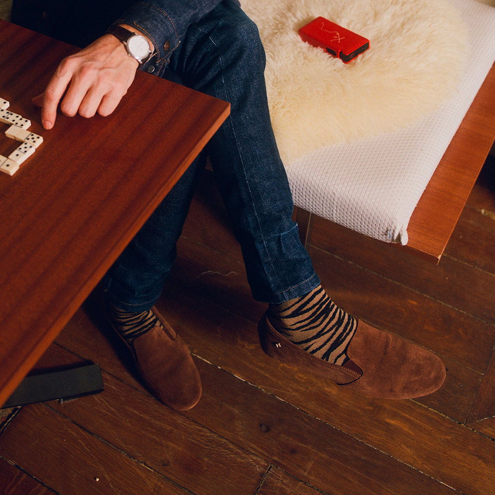 Rivieras Jazz Suede Terracotta chaussures cuir