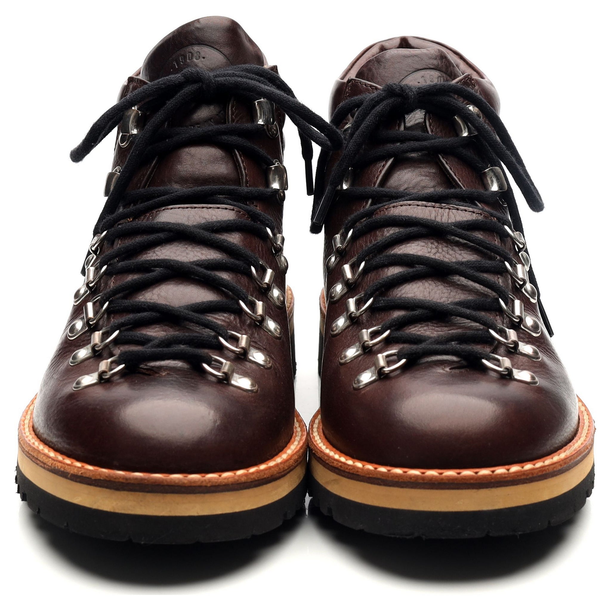 Fracap M120 bottines cuir marron foncé UK 7
