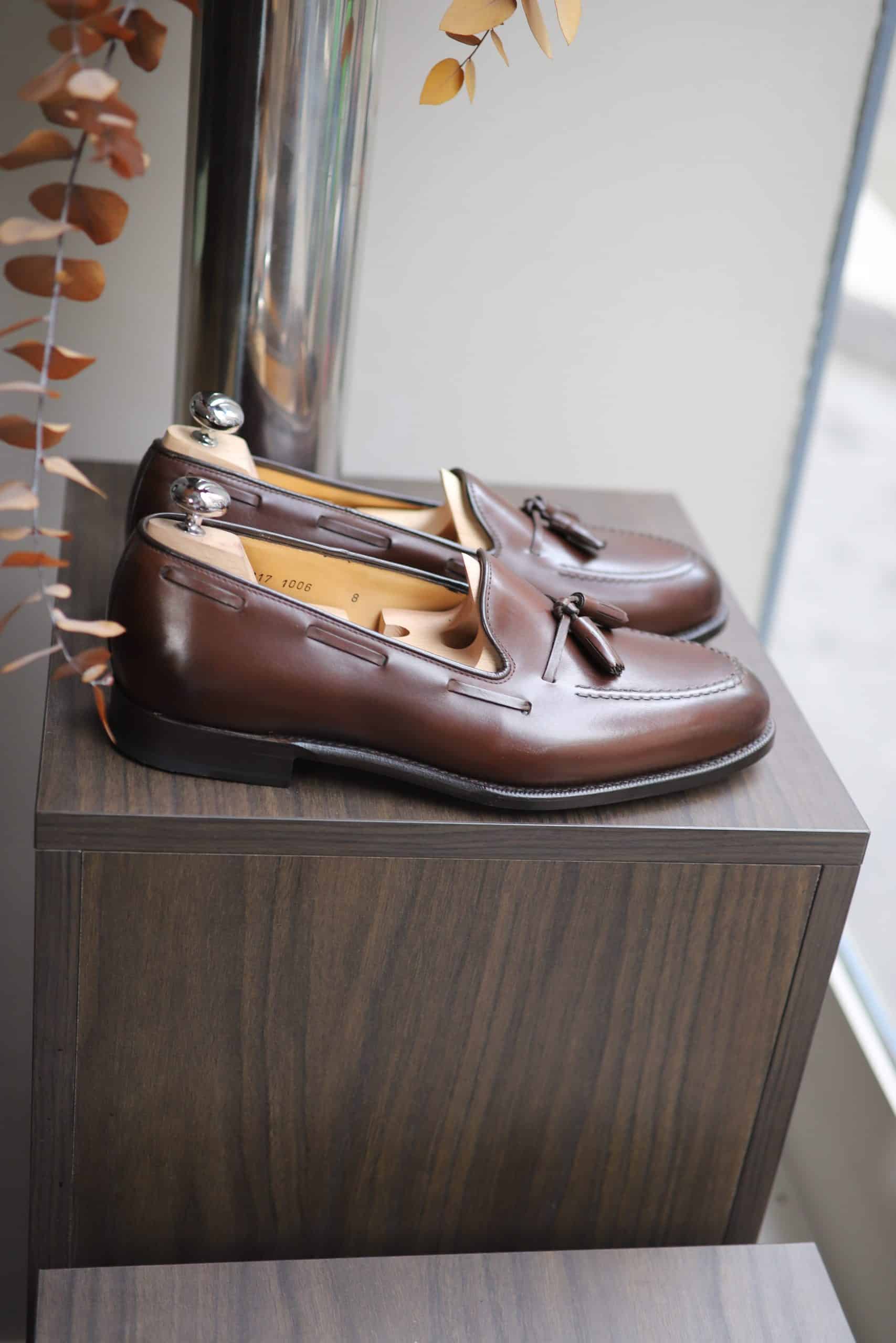 Malfroid Goodwood mocassins cuir à pompons