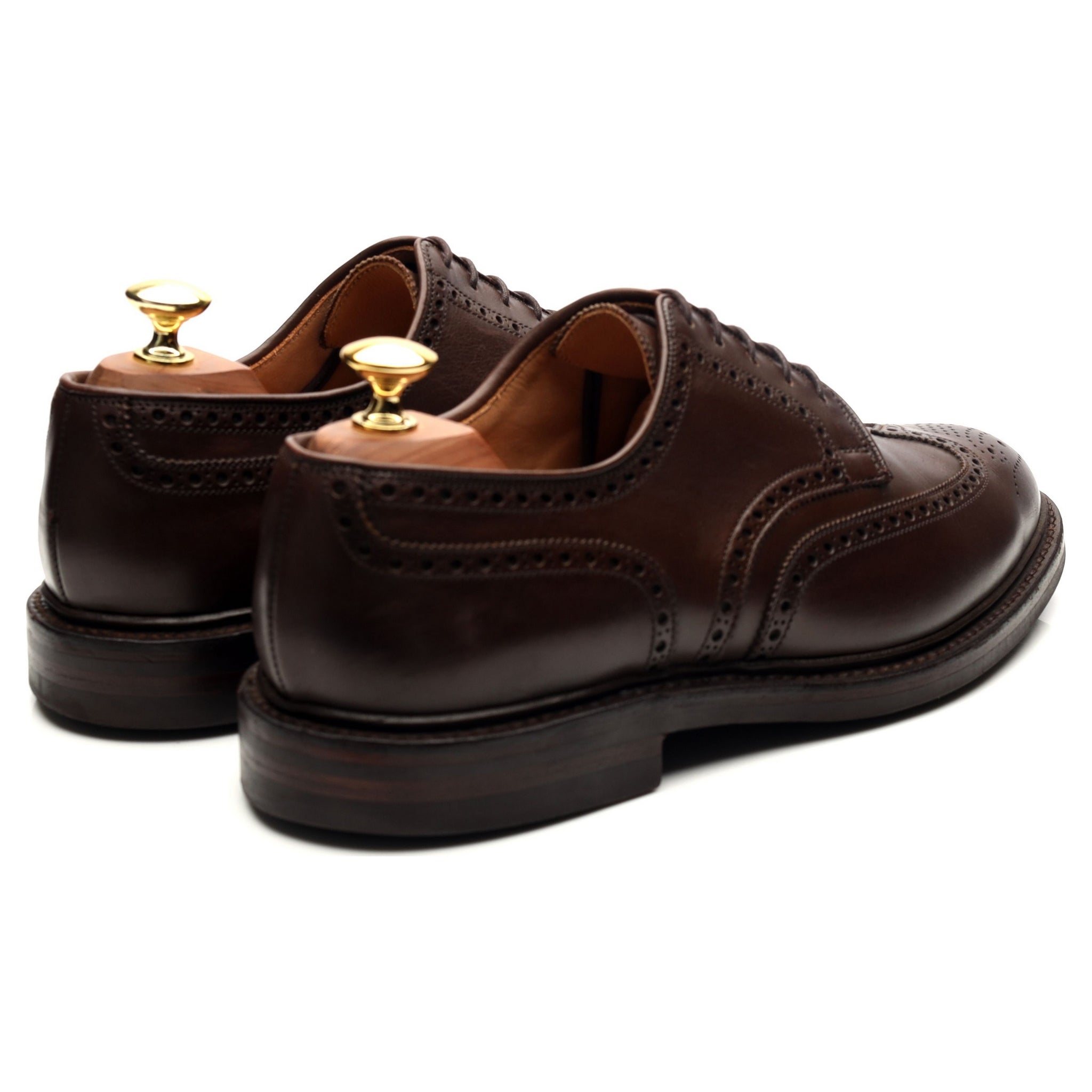 Crockett & Jones Pembroke derby cuir marron 42,5 gomme