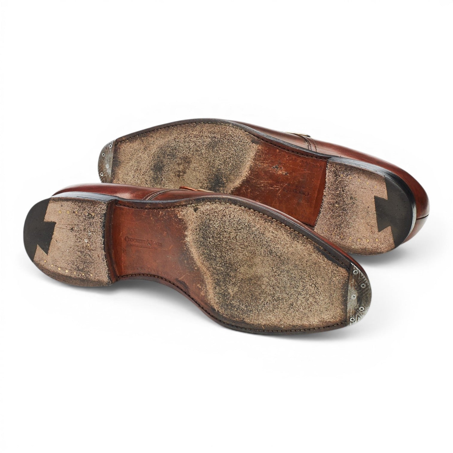 Crockett & Jones Malvern monk cuir marron pointure 41,5