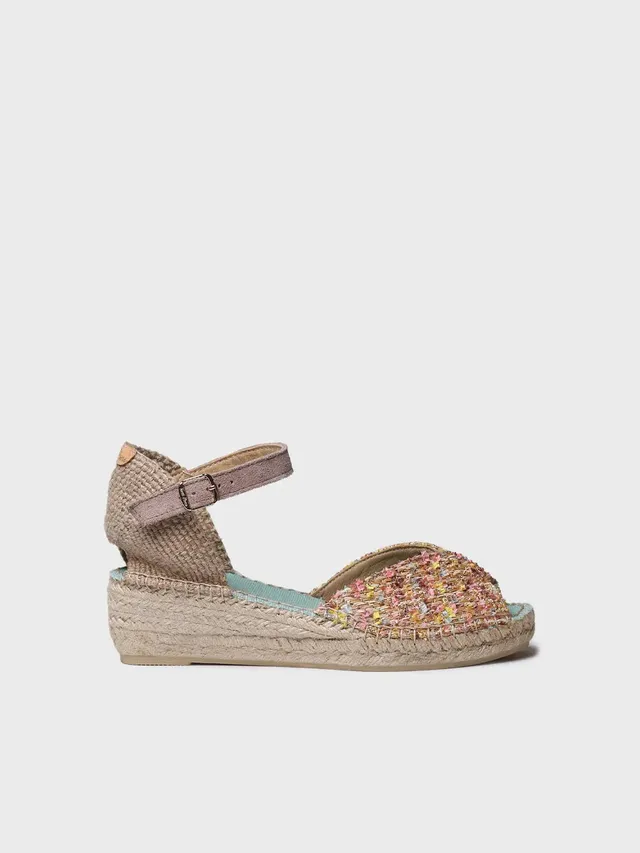 Toni Pons Bruna espadrille compensée tissu talon 5 cm