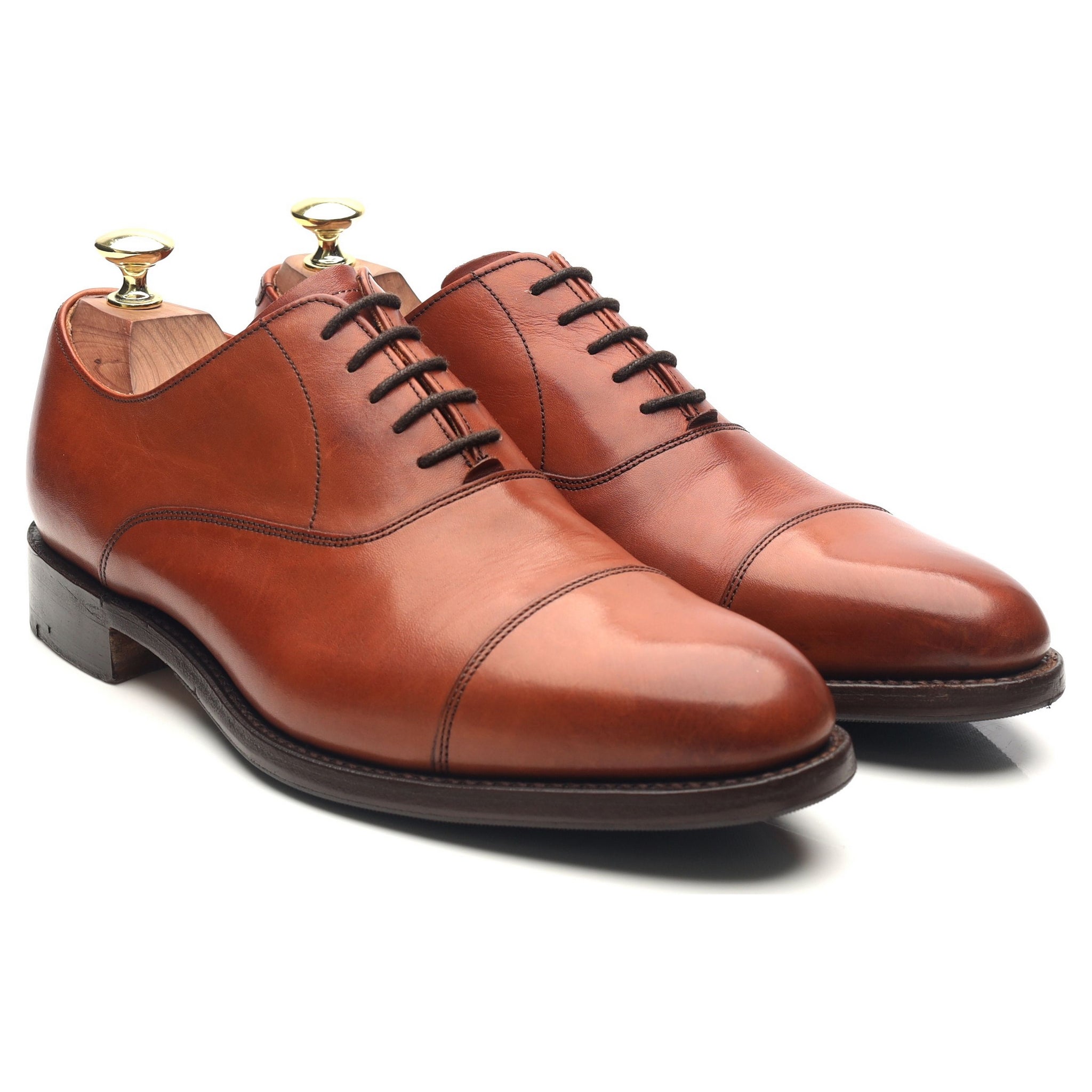 Barker Duxford richelieu cuir marron 7 UK large