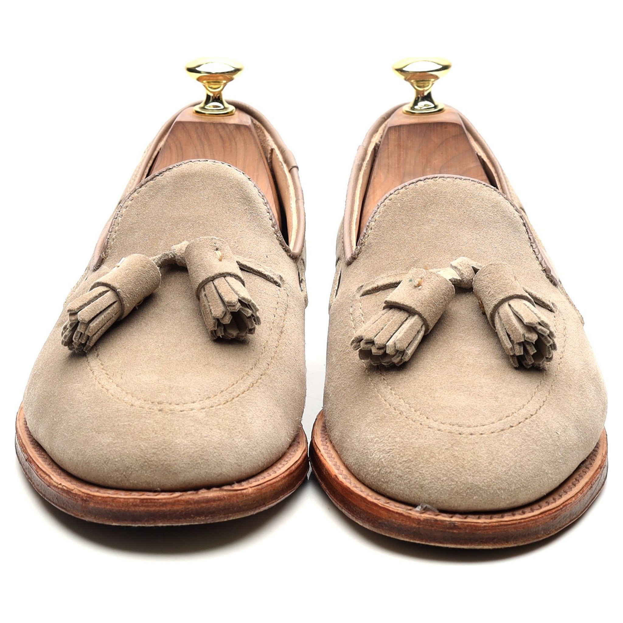 The Armoury D1121 mocassins suède beige pointure UK 7