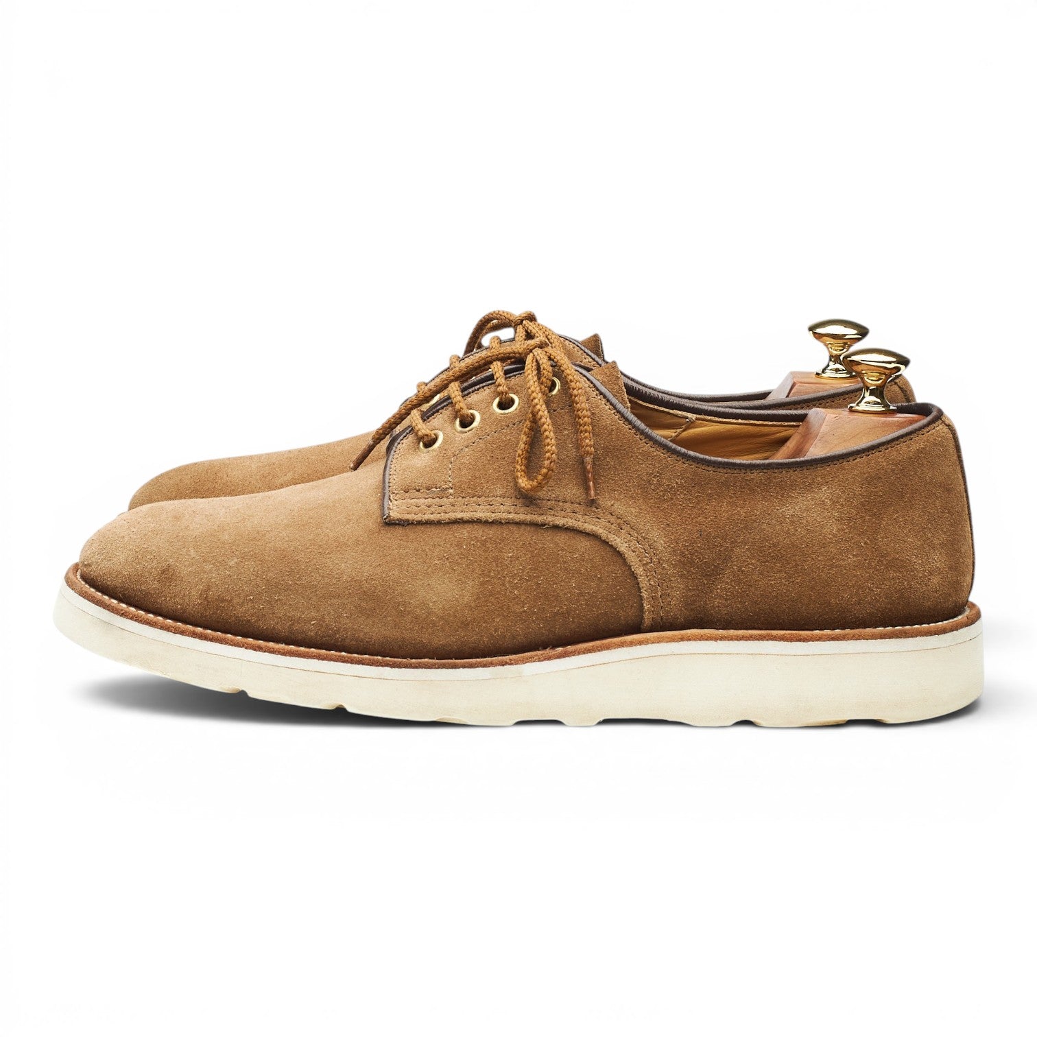 Tricker's Alvin derby daim marron UK 9
