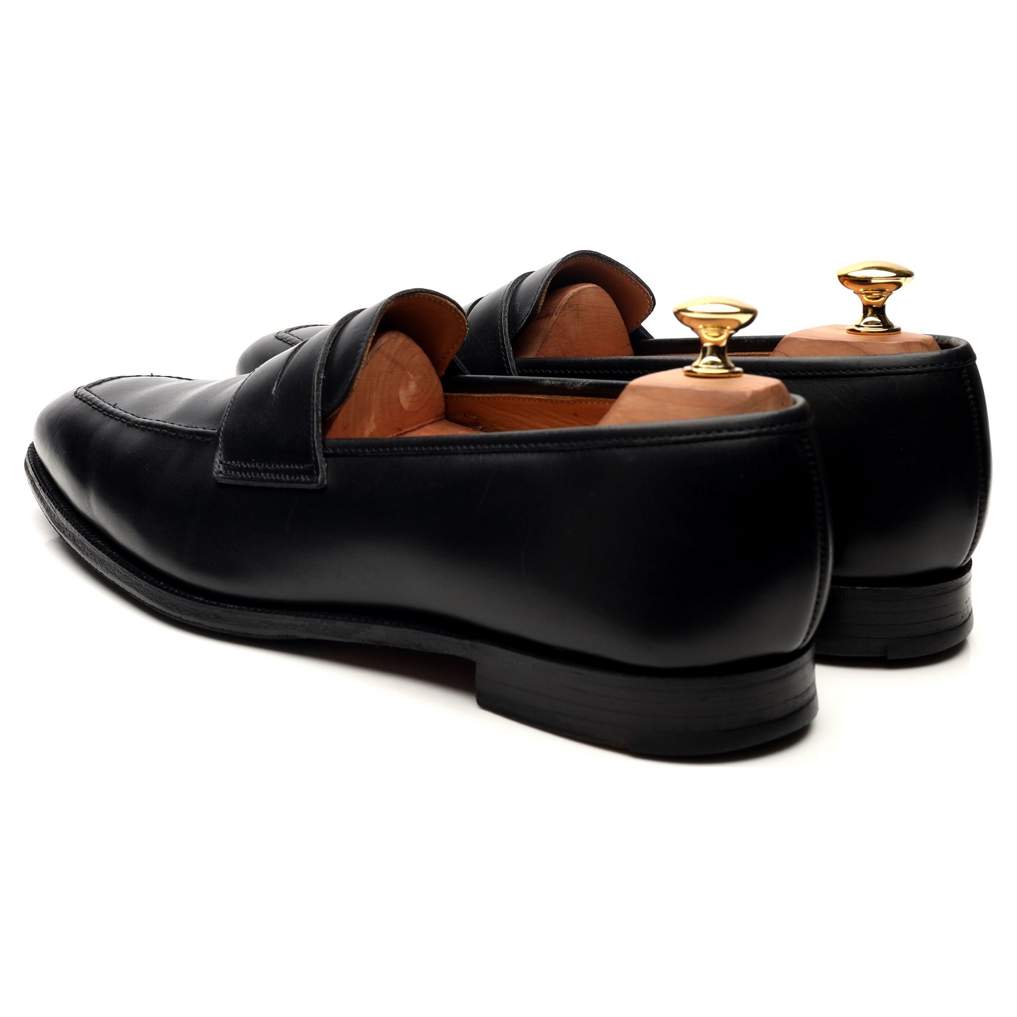 Shipton & Heneage Somerset mocassins cuir noir UK 10,5
