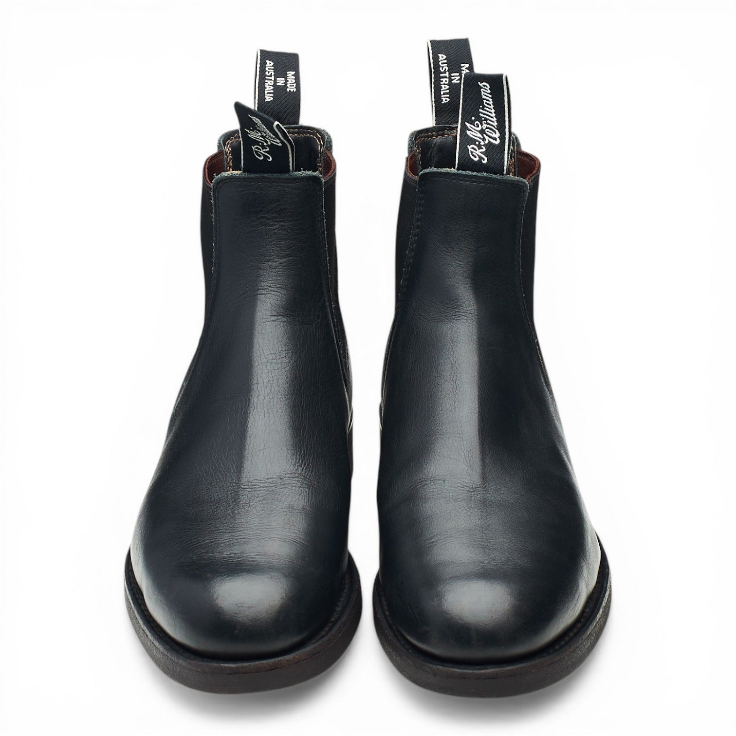 R.M. Williams Comfort Turnout Bottines chelsea cuir noir UK 7.5