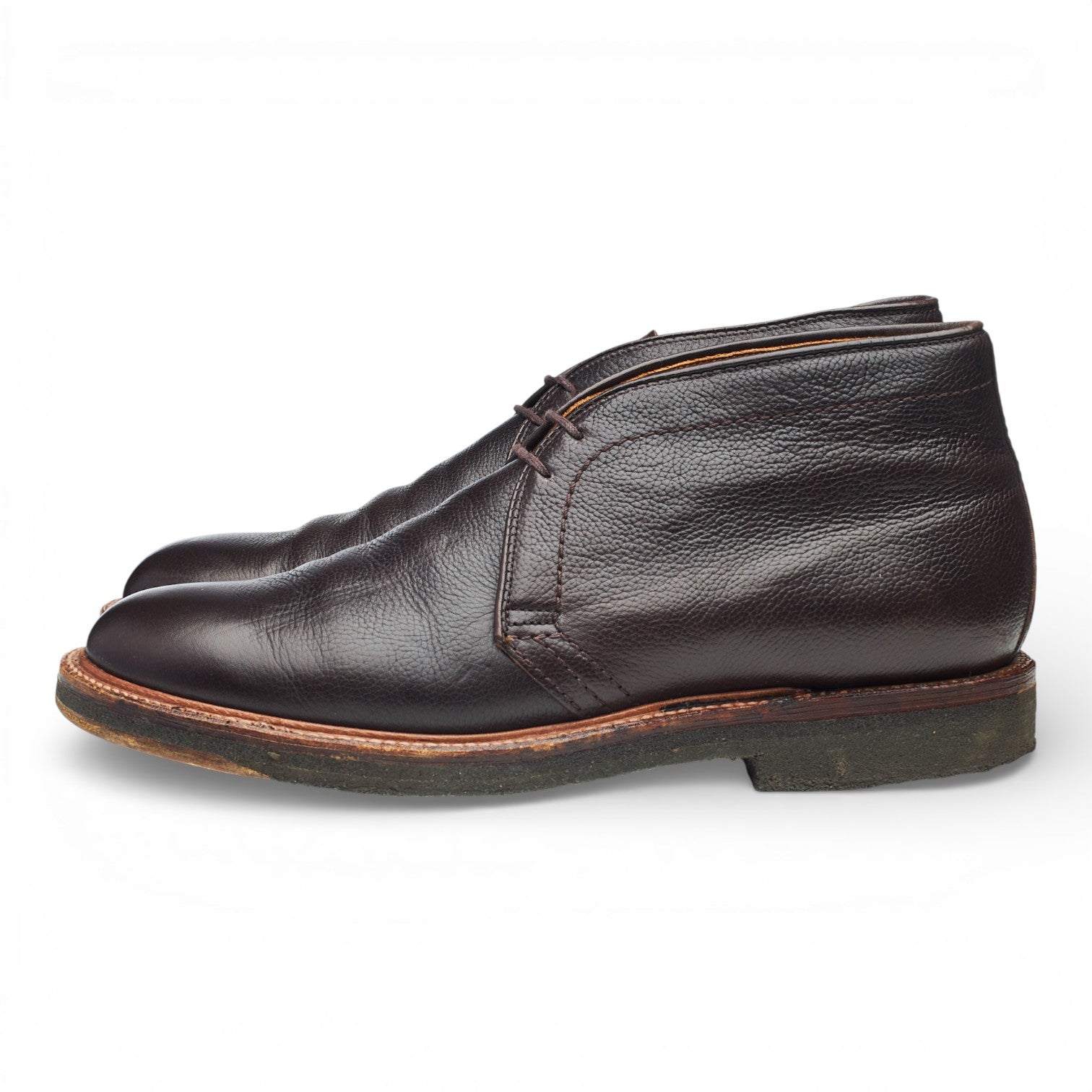 Alden 12341 boots chukka cuir marron UK 9 semelle crêpe