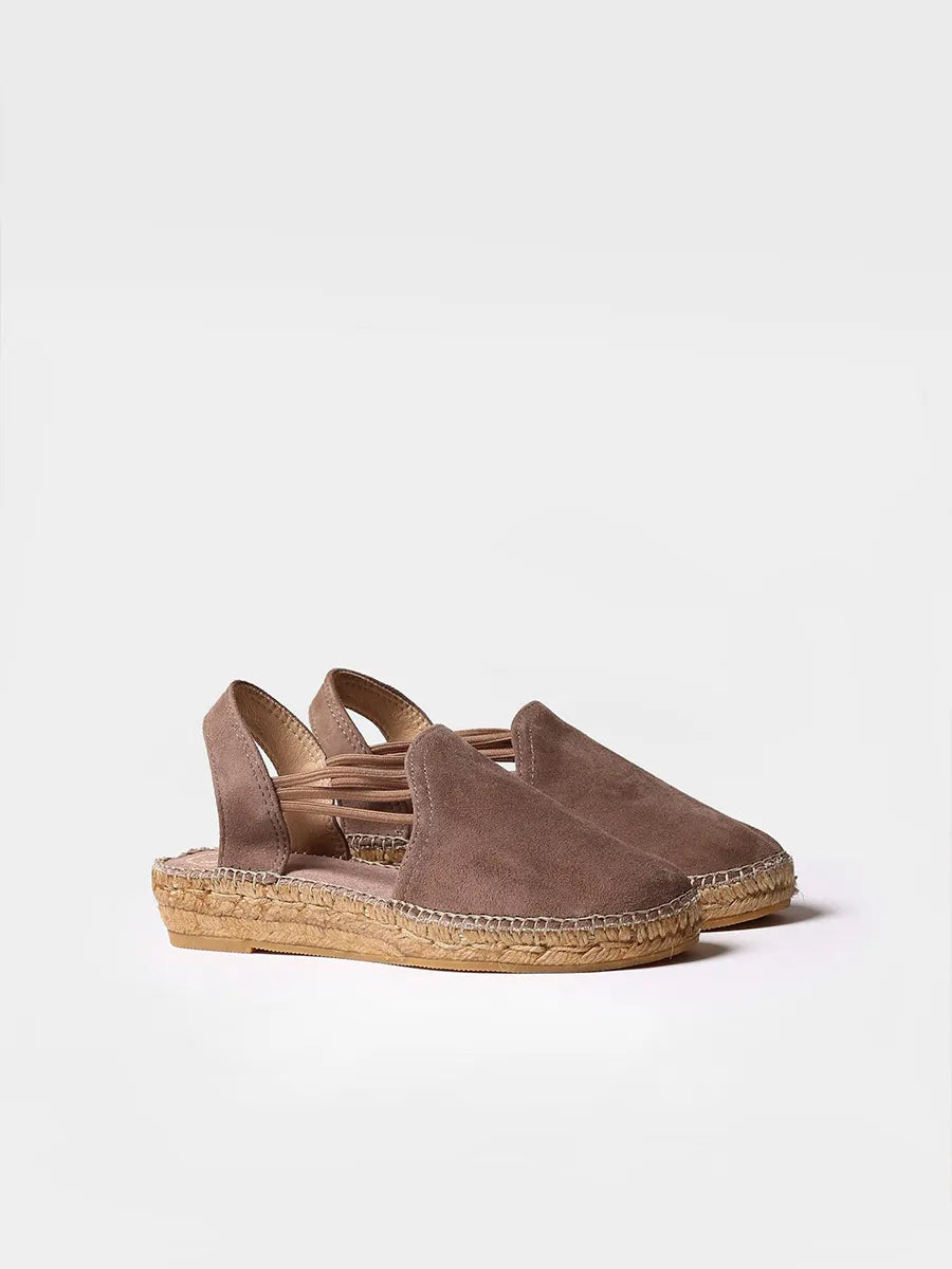 Toni Pons Nuria espadrille femme daim compensée 3 cm