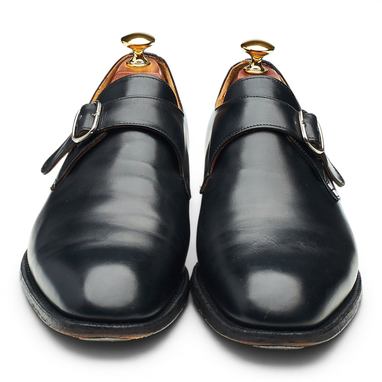 Church's Becket chaussures monk cuir noir pointure UK 8.5