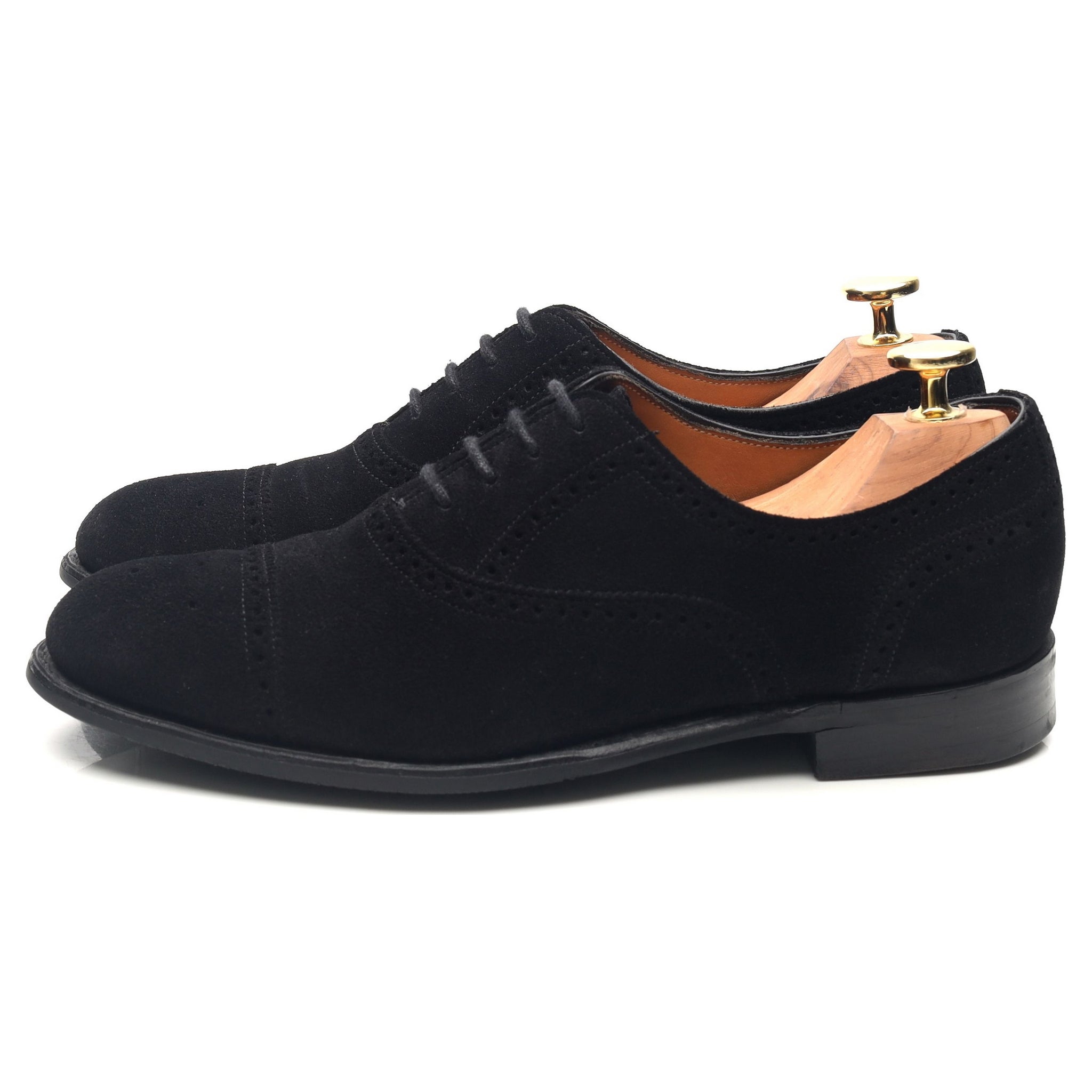 Cheaney Darcey oxford femme daim noir 4.5 gomme
