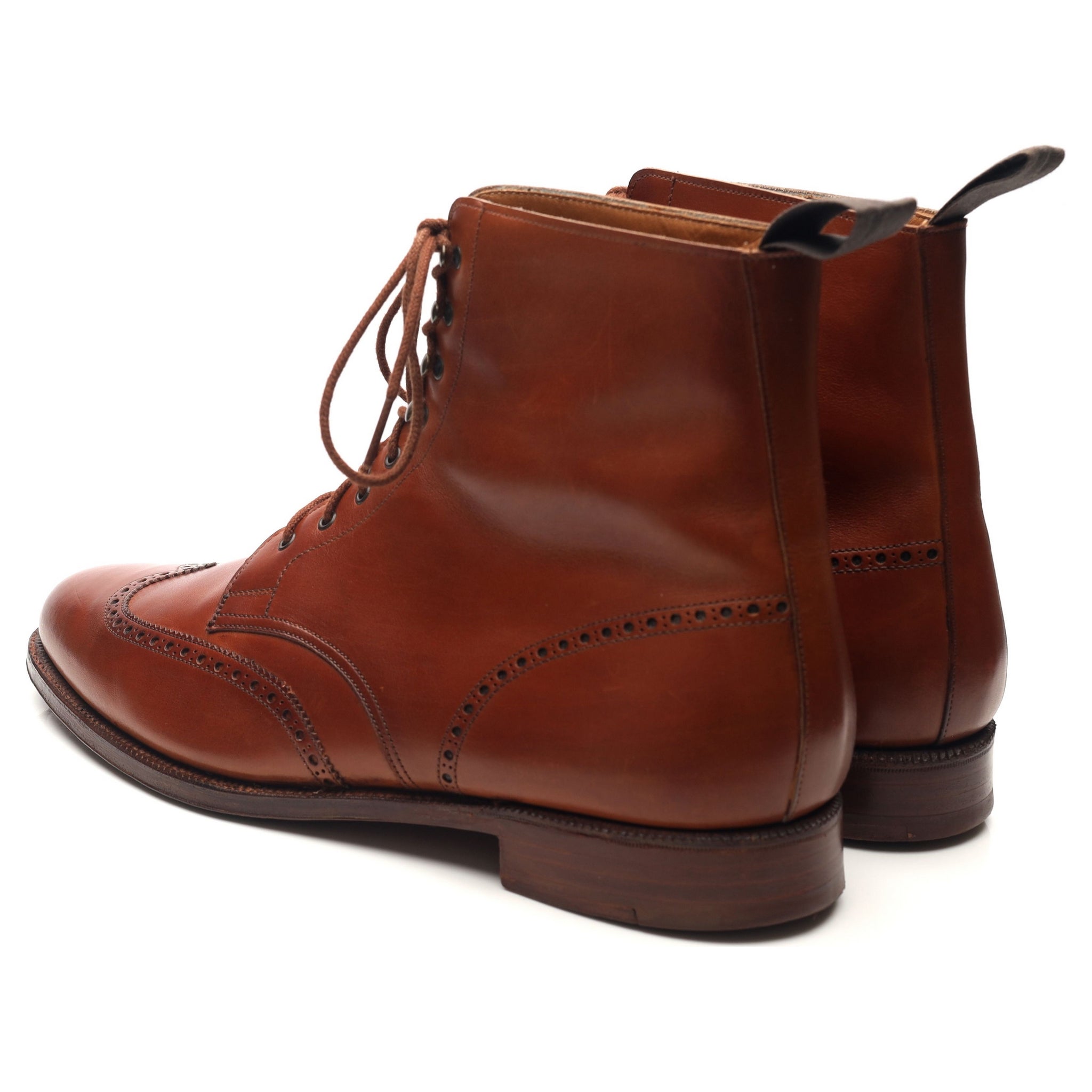 Gordon Scott Cavalry boots cuir marron UK 11