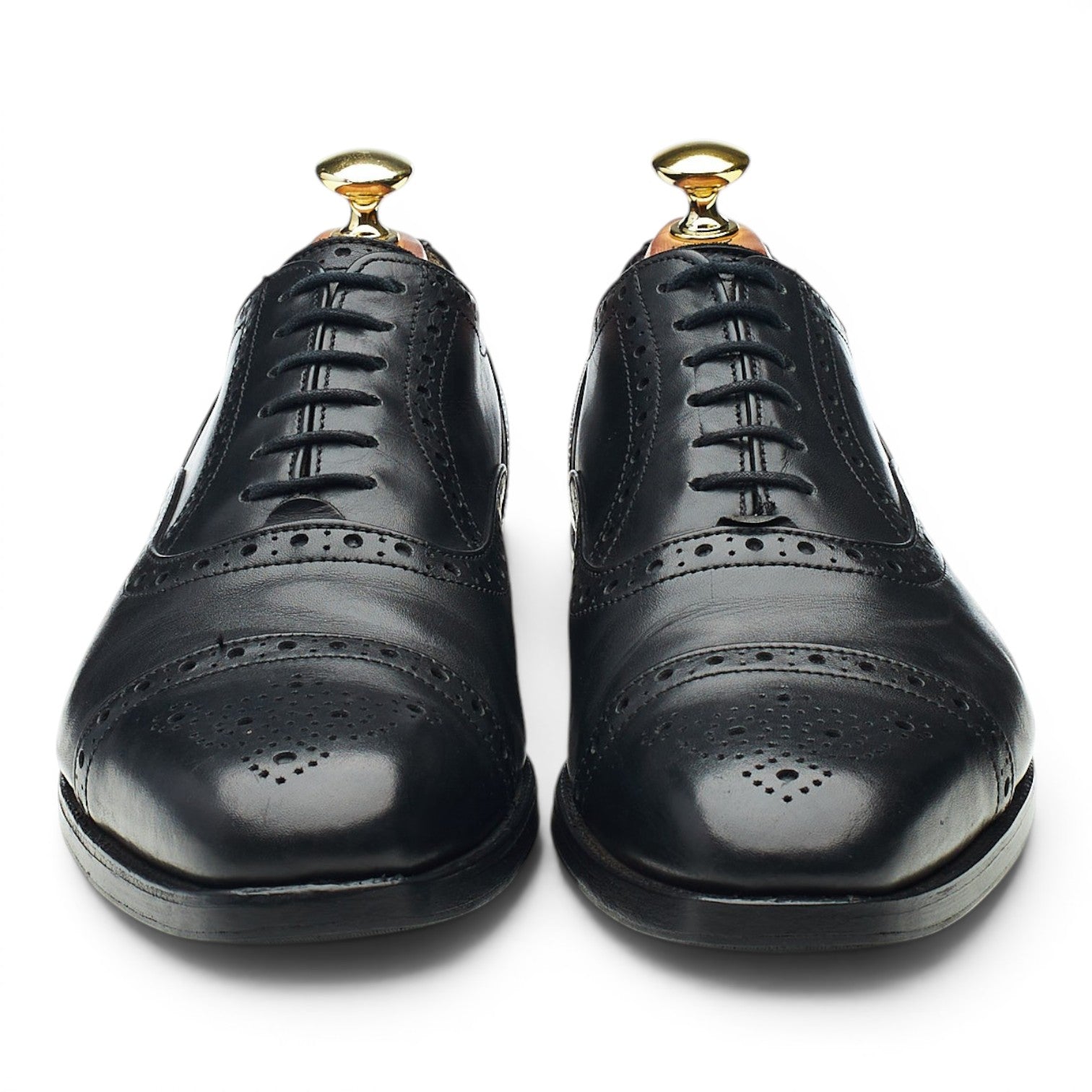 Tricker's Kensington richelieu cuir noir 7 UK