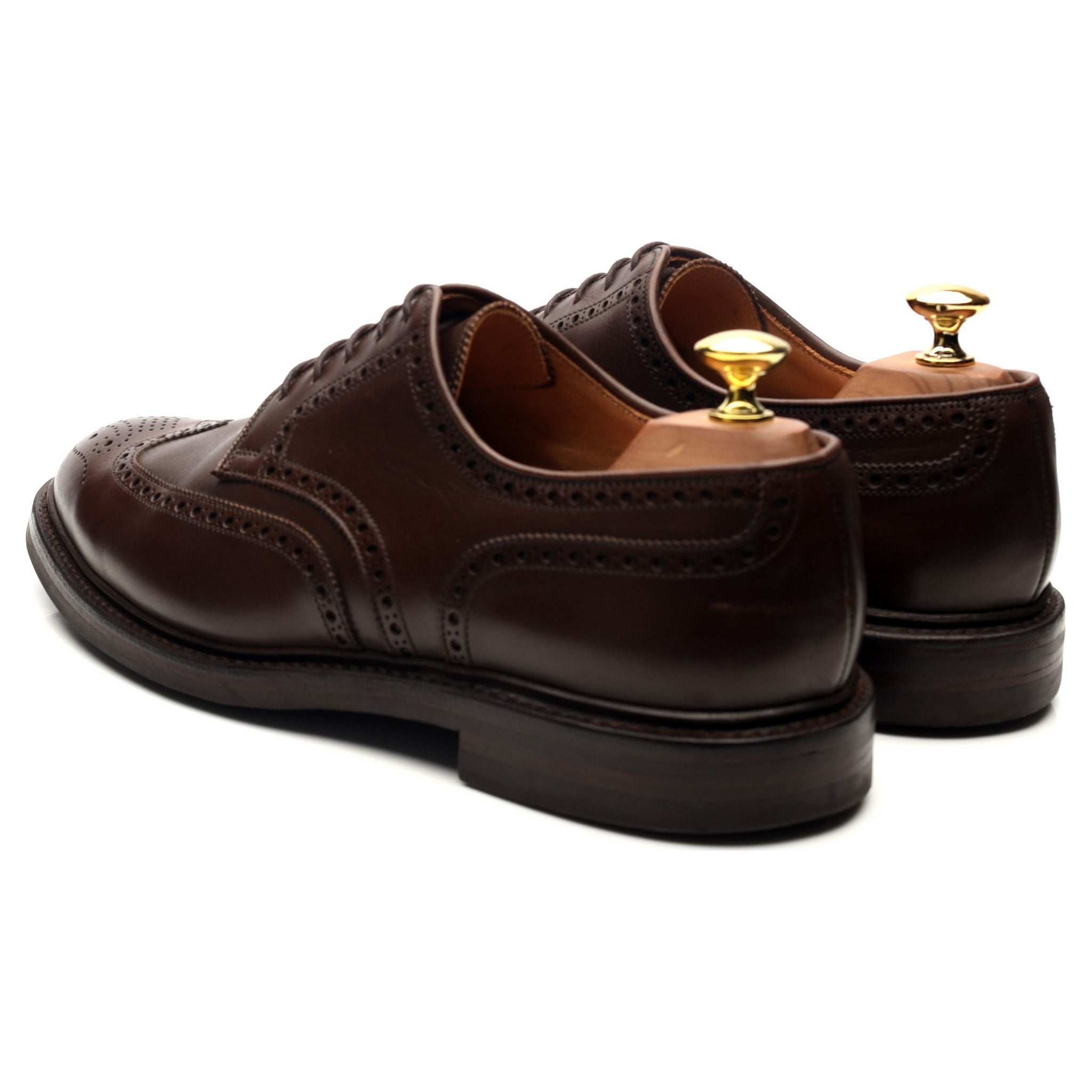 Crockett & Jones Pembroke derby cuir marron 42,5 gomme