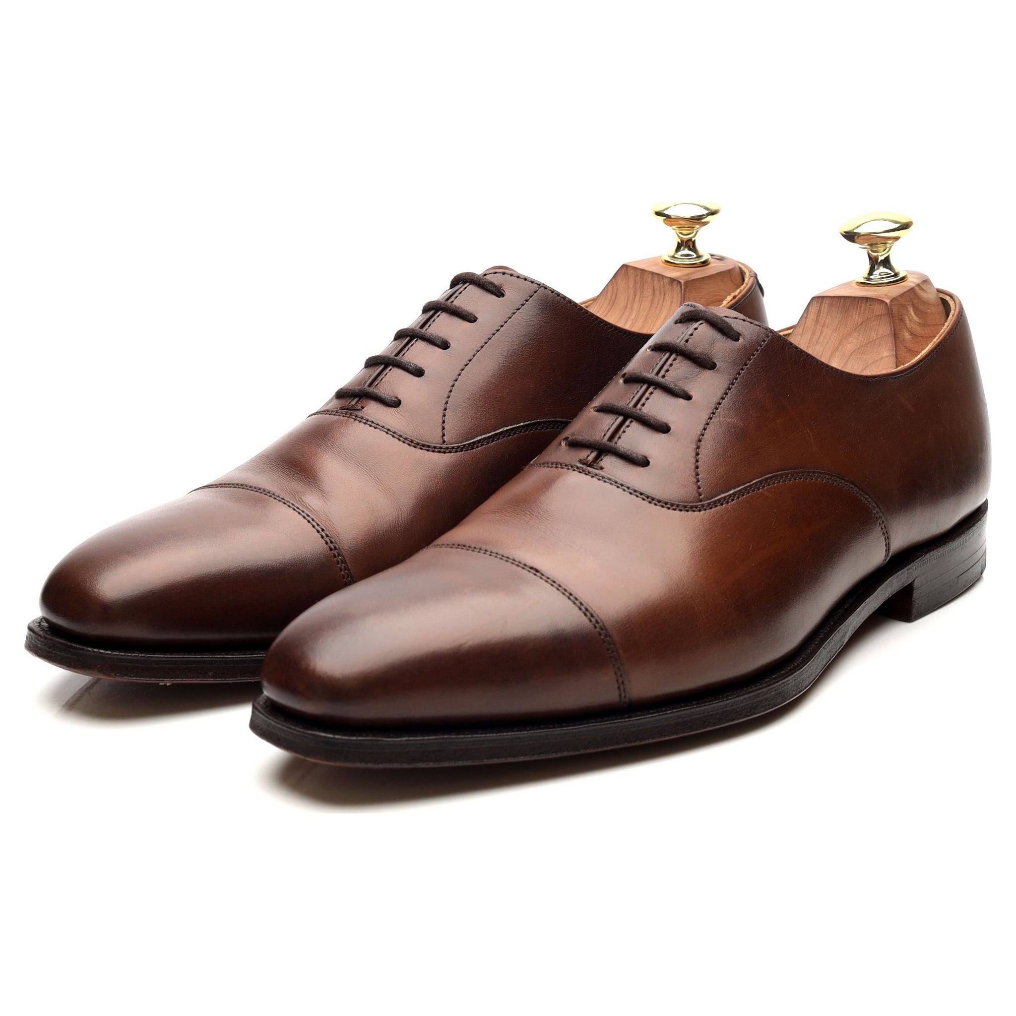 Crockett & Jones Hallam richelieu cuir marron UK 7
