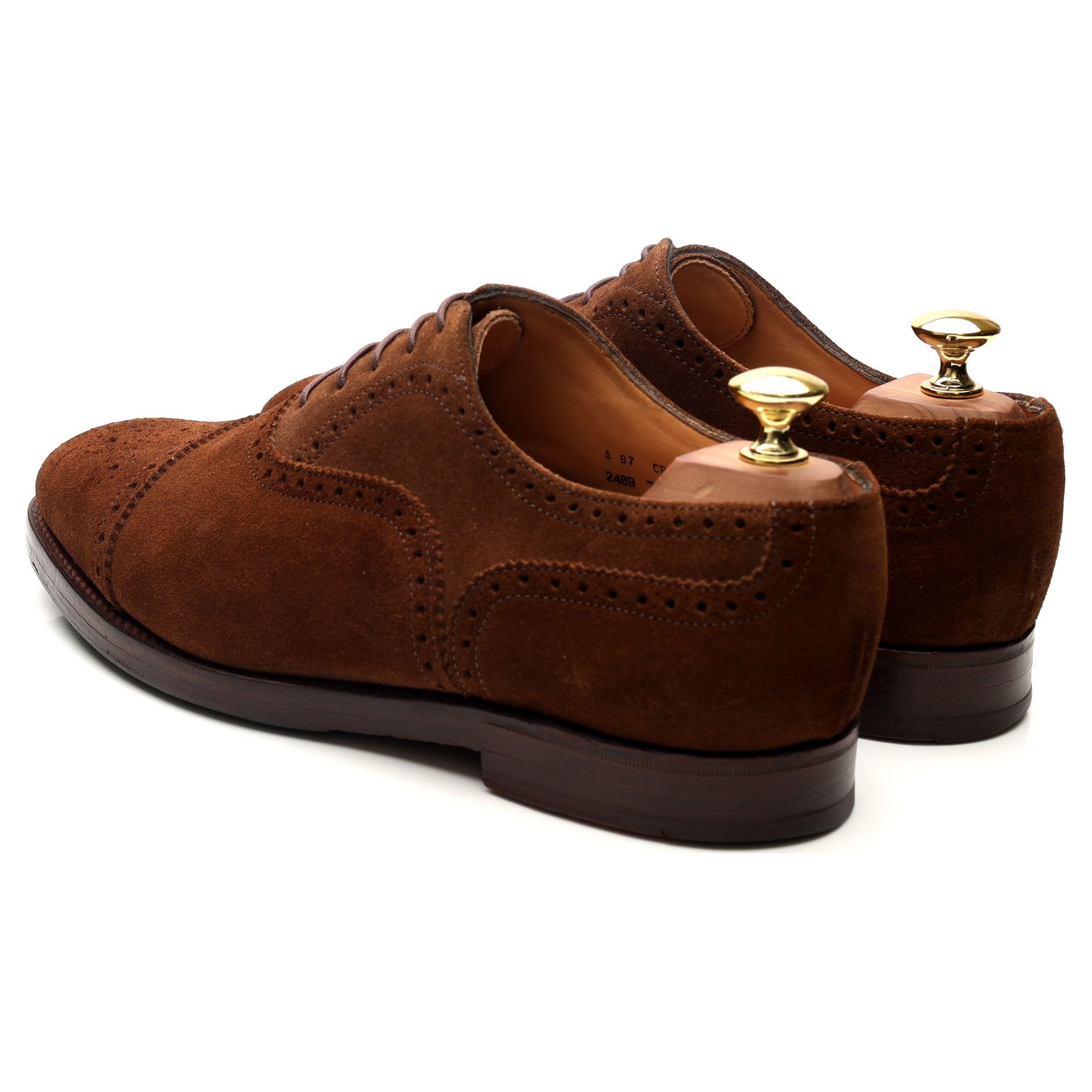 Alfred Sargent Cranford 2 oxford daim marron 7.5