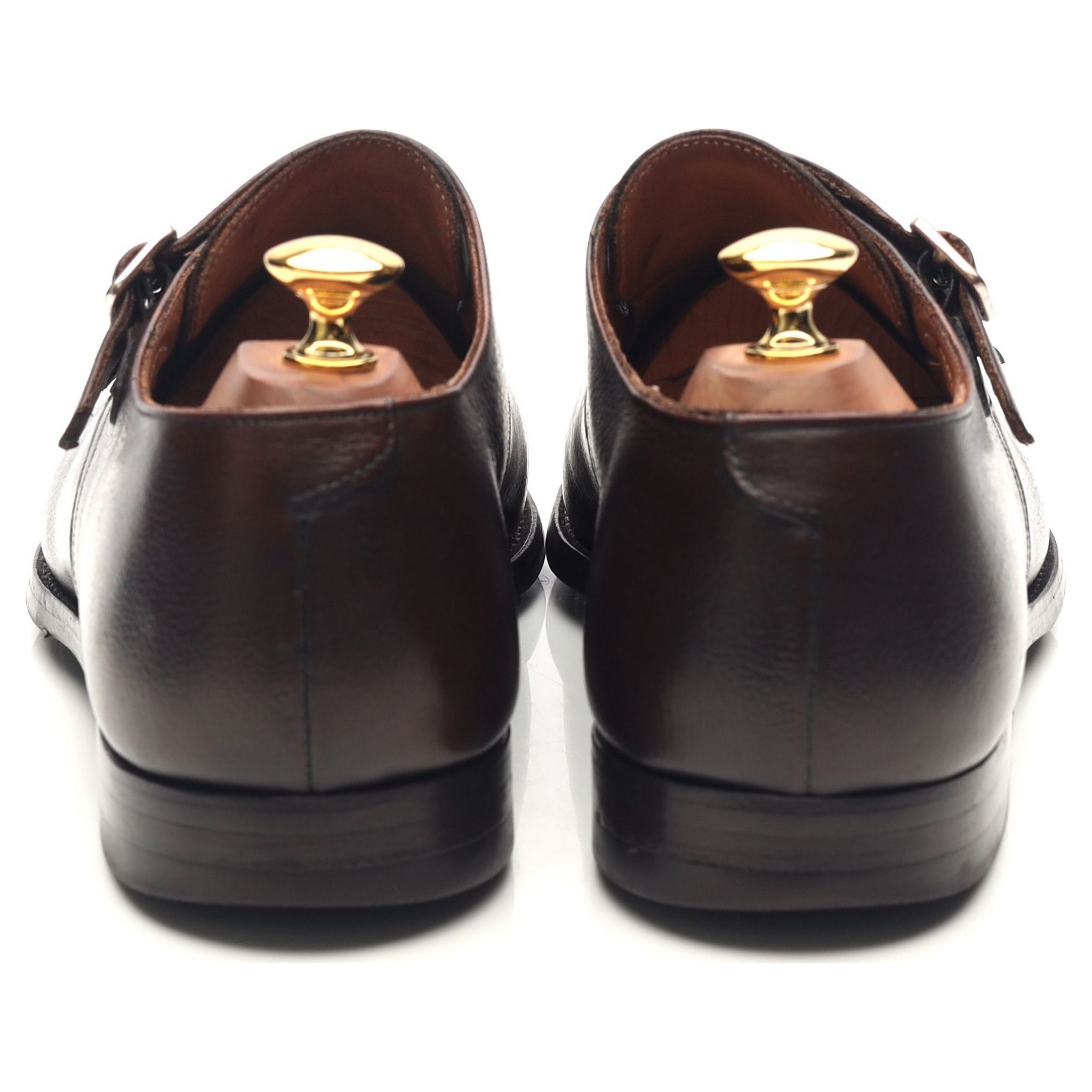 Crockett & Jones Lowndes double monk cuir marron UK 9.5