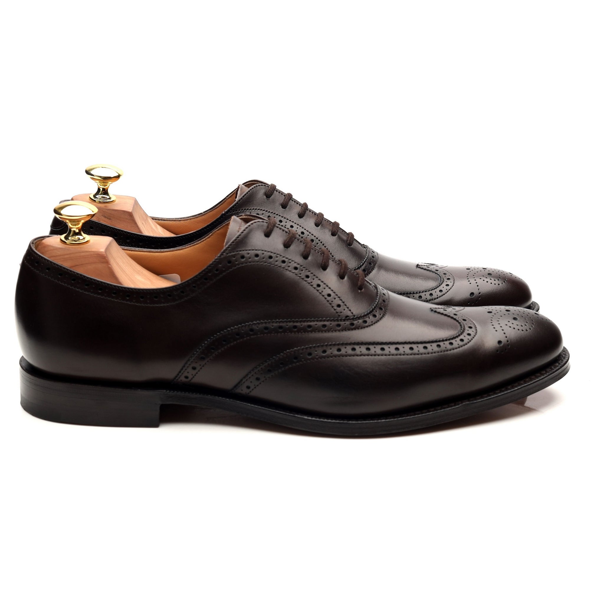 Church's Berlin derbies cuir marron foncé UK 8