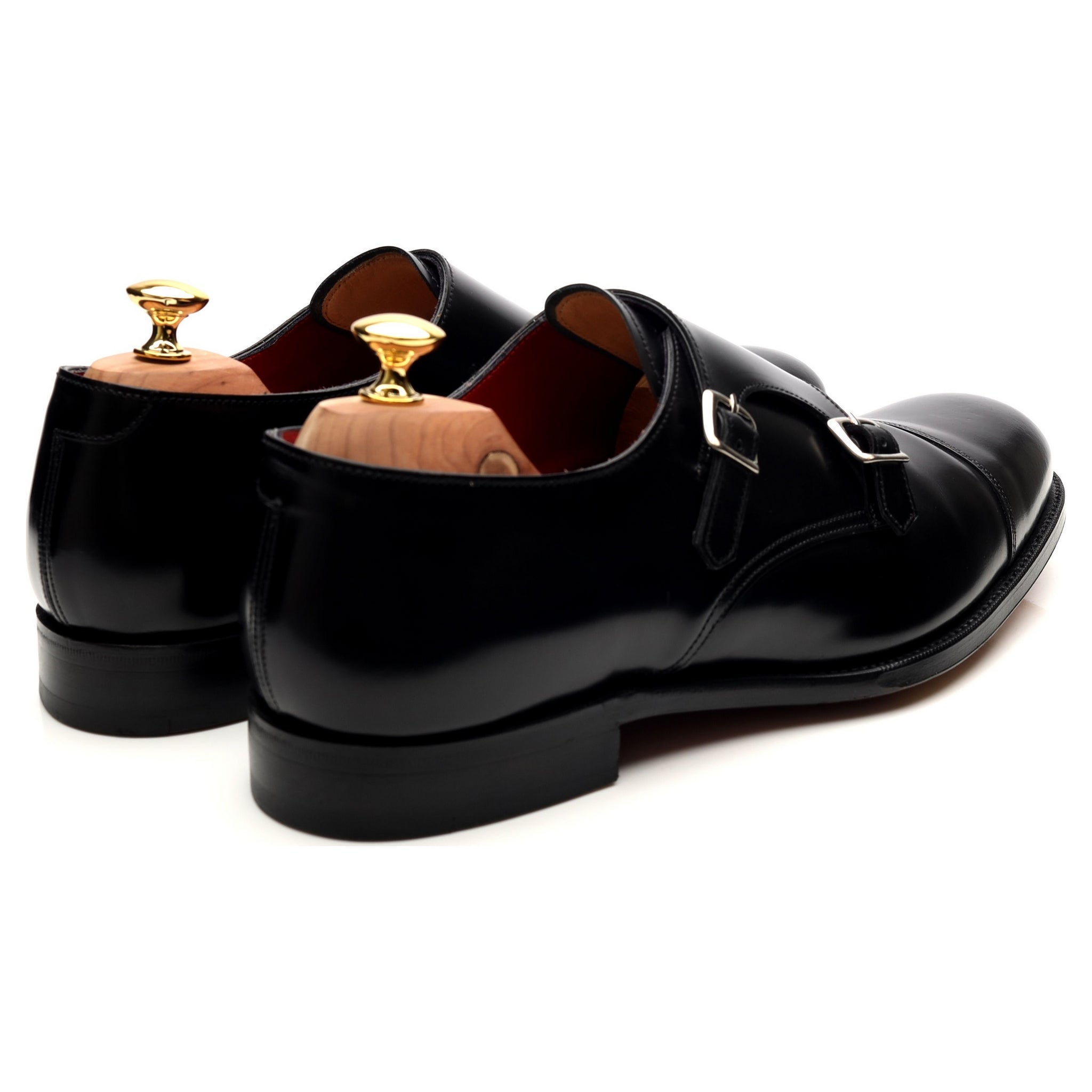 Grenson Hanbury monks cuir noir UK 11