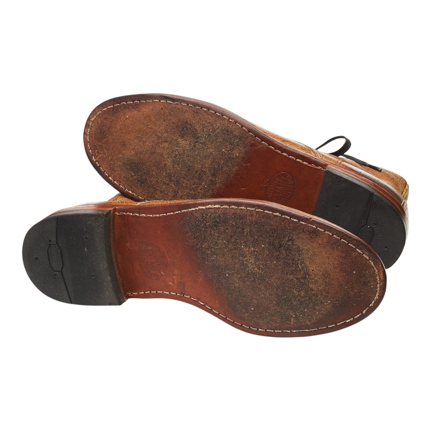 Wolverine 1000 Mile Boots cuir marron pointure UK 10