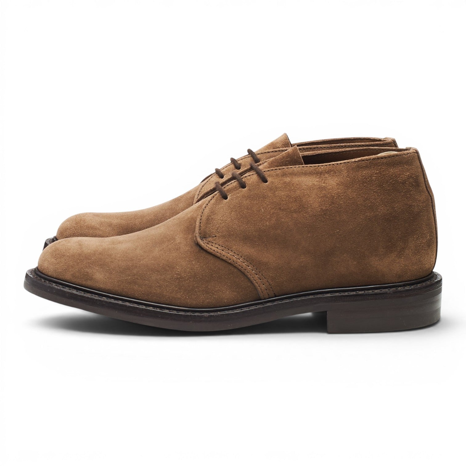 Tricker’s Winston bottines chukka daim marron UK 8