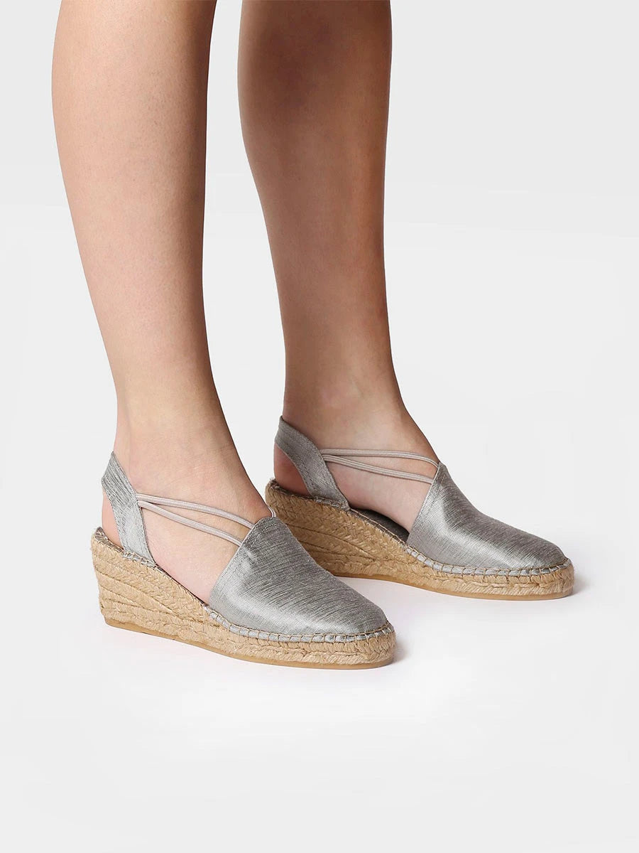 Toni Pons Turia espadrille compensee toile talon 6 cm