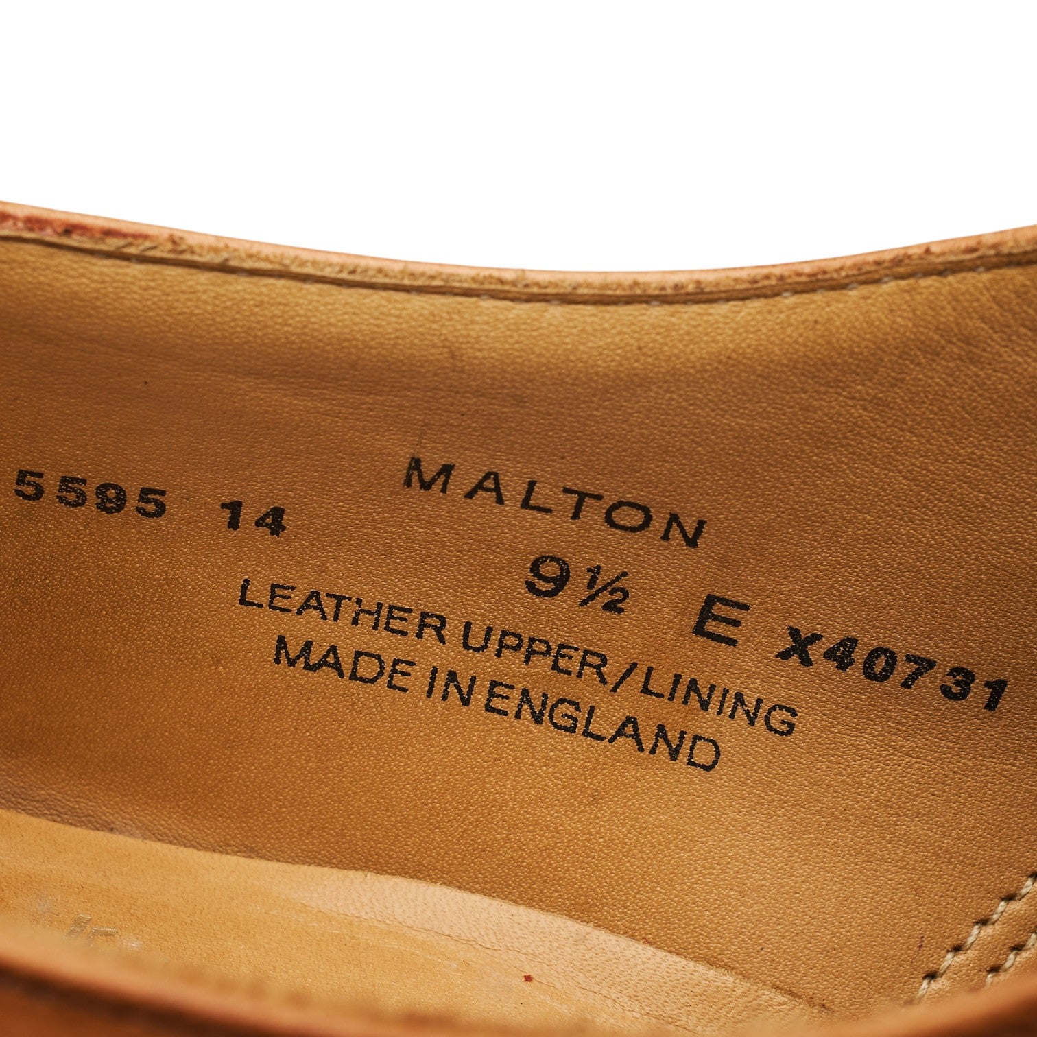 Crockett & Jones Malton oxford cuir marron UK 9.5