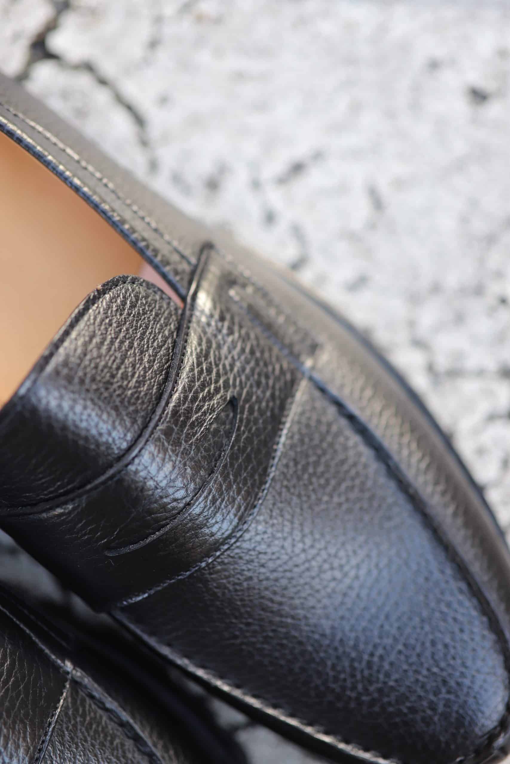 Malfroid Tilsitt II mocassin penny cuir grainé