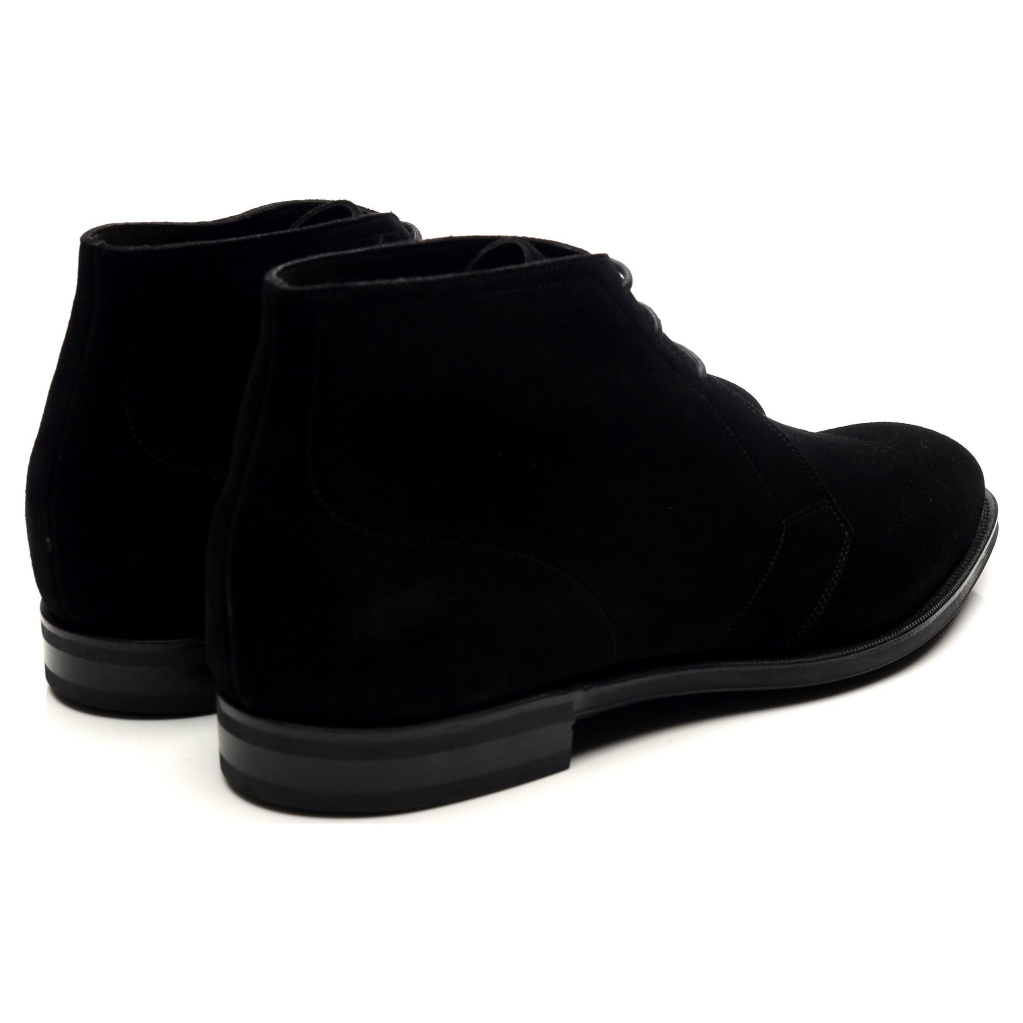 Edward Green Shanklin boots daim noir UK 9
