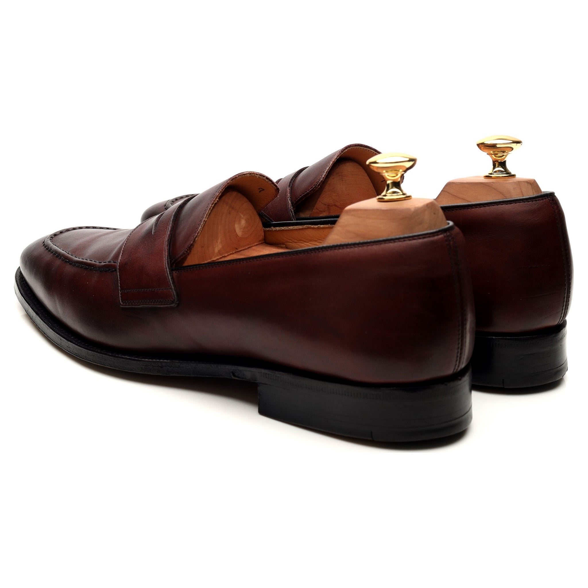 Church's Hertford mocassins cuir bordeaux UK 10