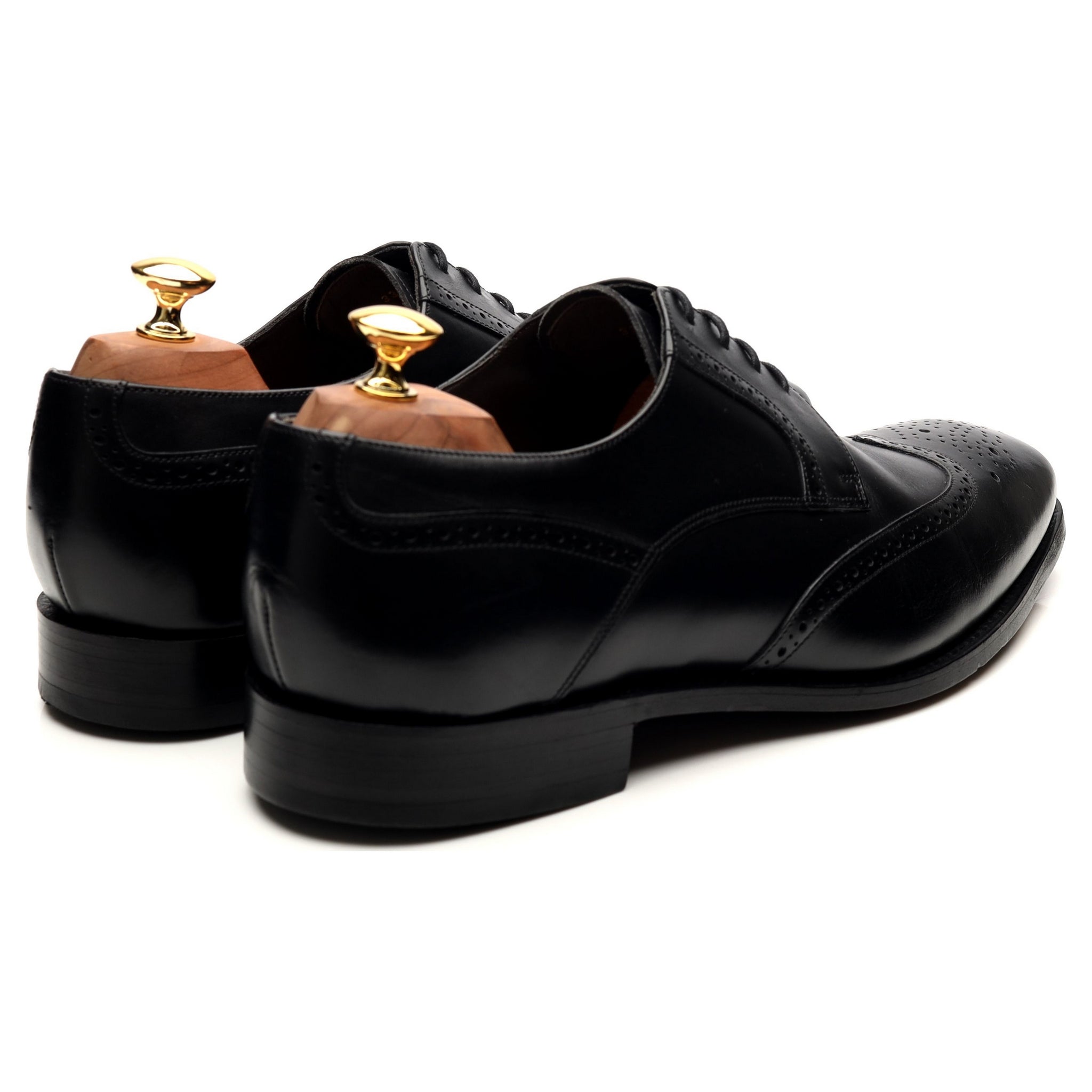 Barker Toddington derby brogue cuir noir UK 10 large