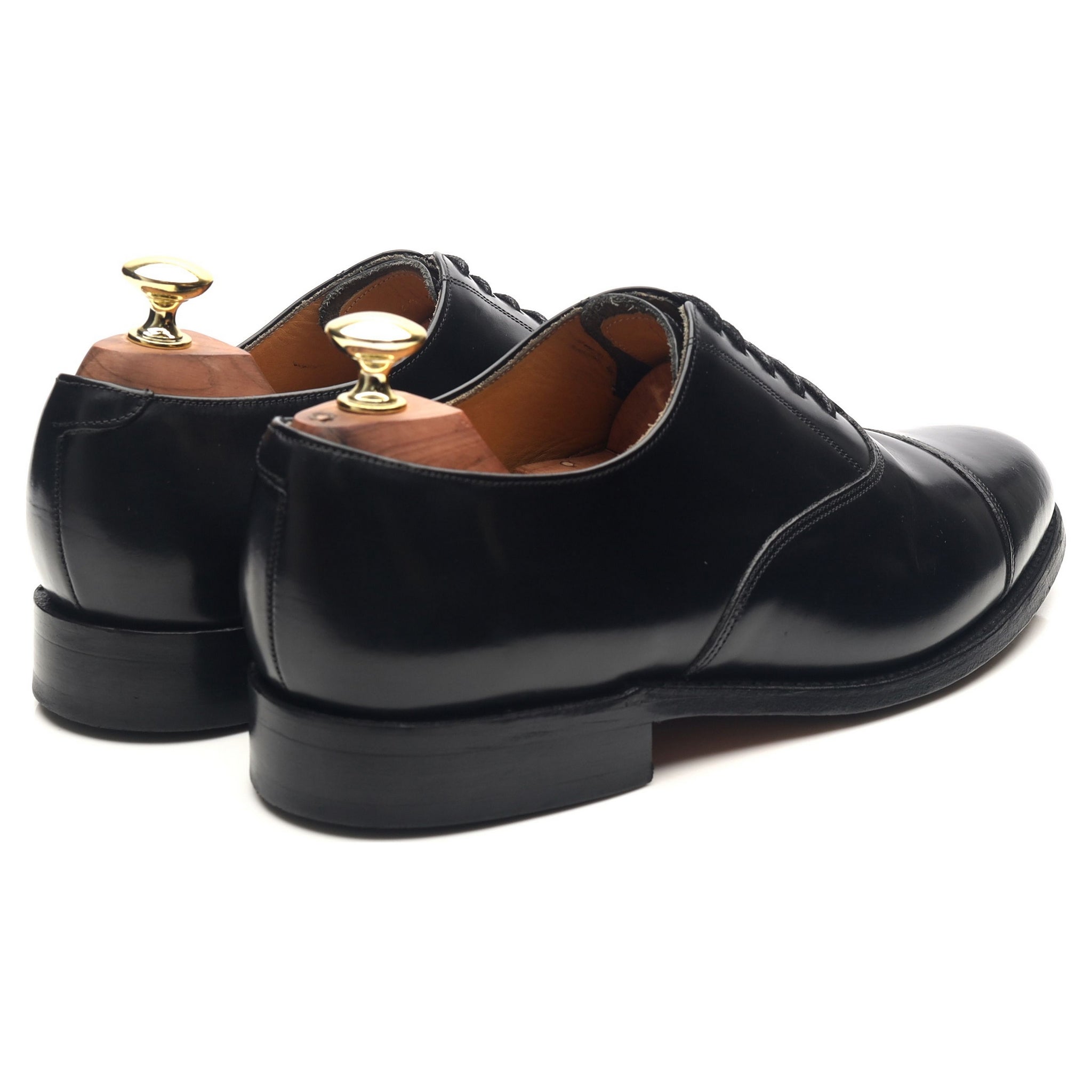 Barker Arnold Oxford Cuir Noir UK 7.5 G