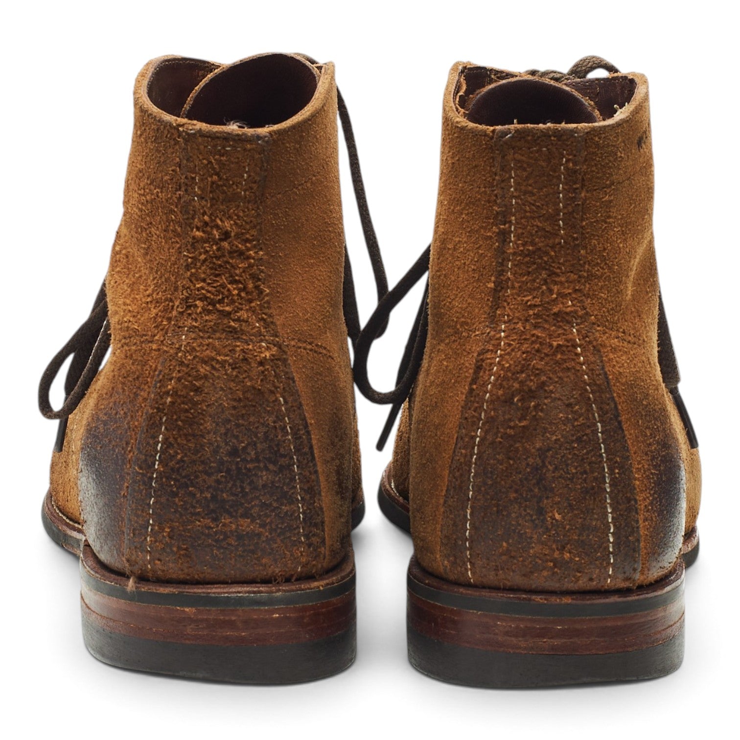 Wolverine 1000 Mile boots cuir suède marron UK 10