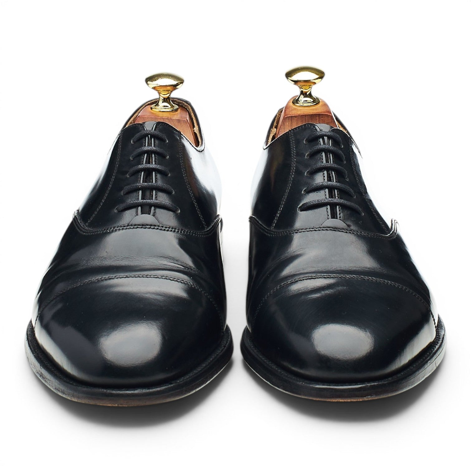 Barker Arnold oxford cuir noir pointure UK 7.5 large