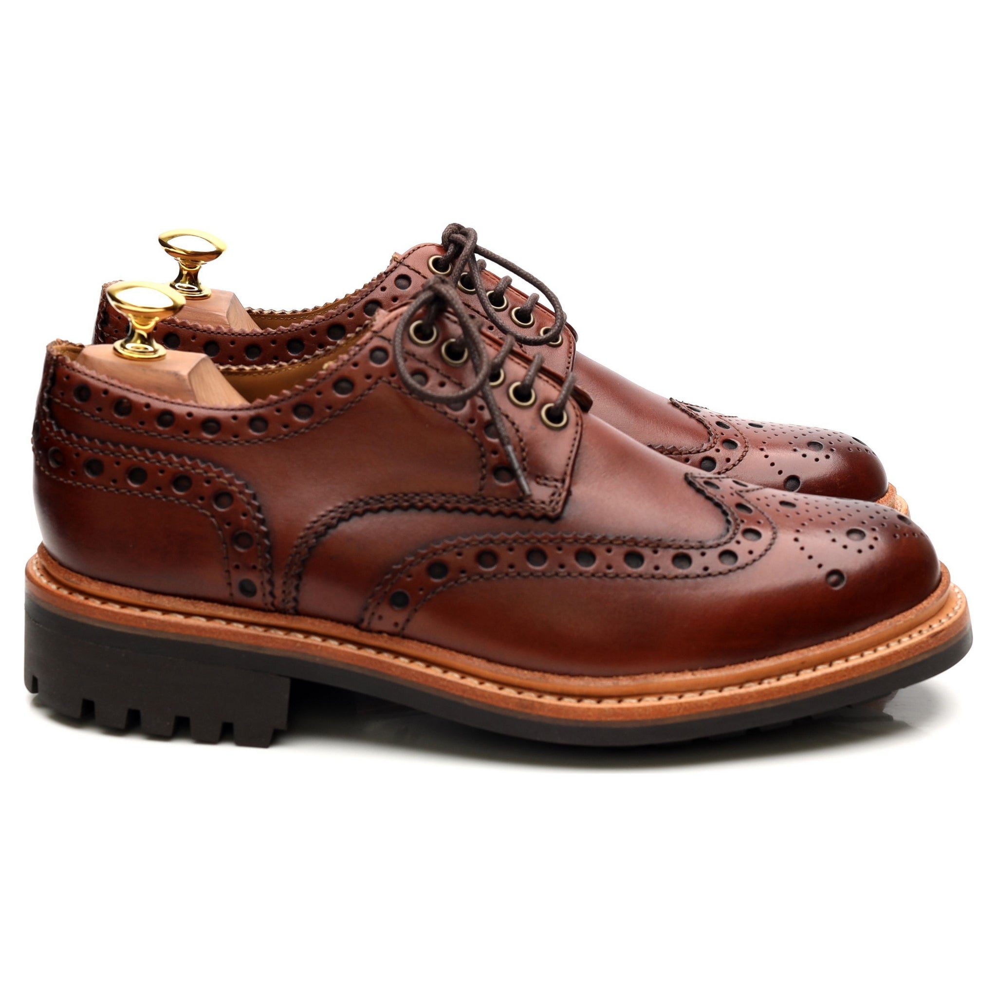 Grenson Archie derby cuir camel UK 6.5