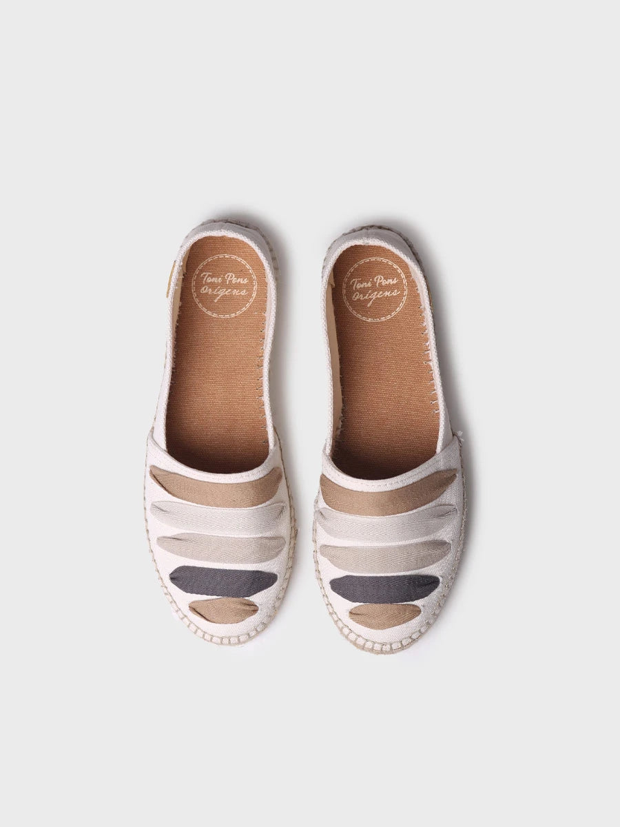 Toni Pons Rose-CM espadrilles plates femme rubans