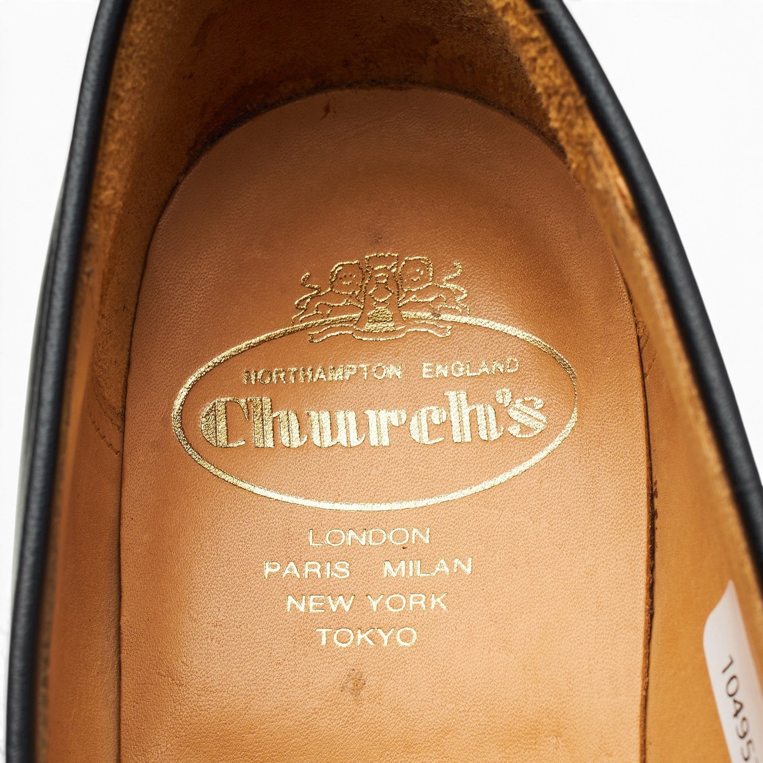 Church's Gerard mocassins cuir noir UK 7 semelle cuir